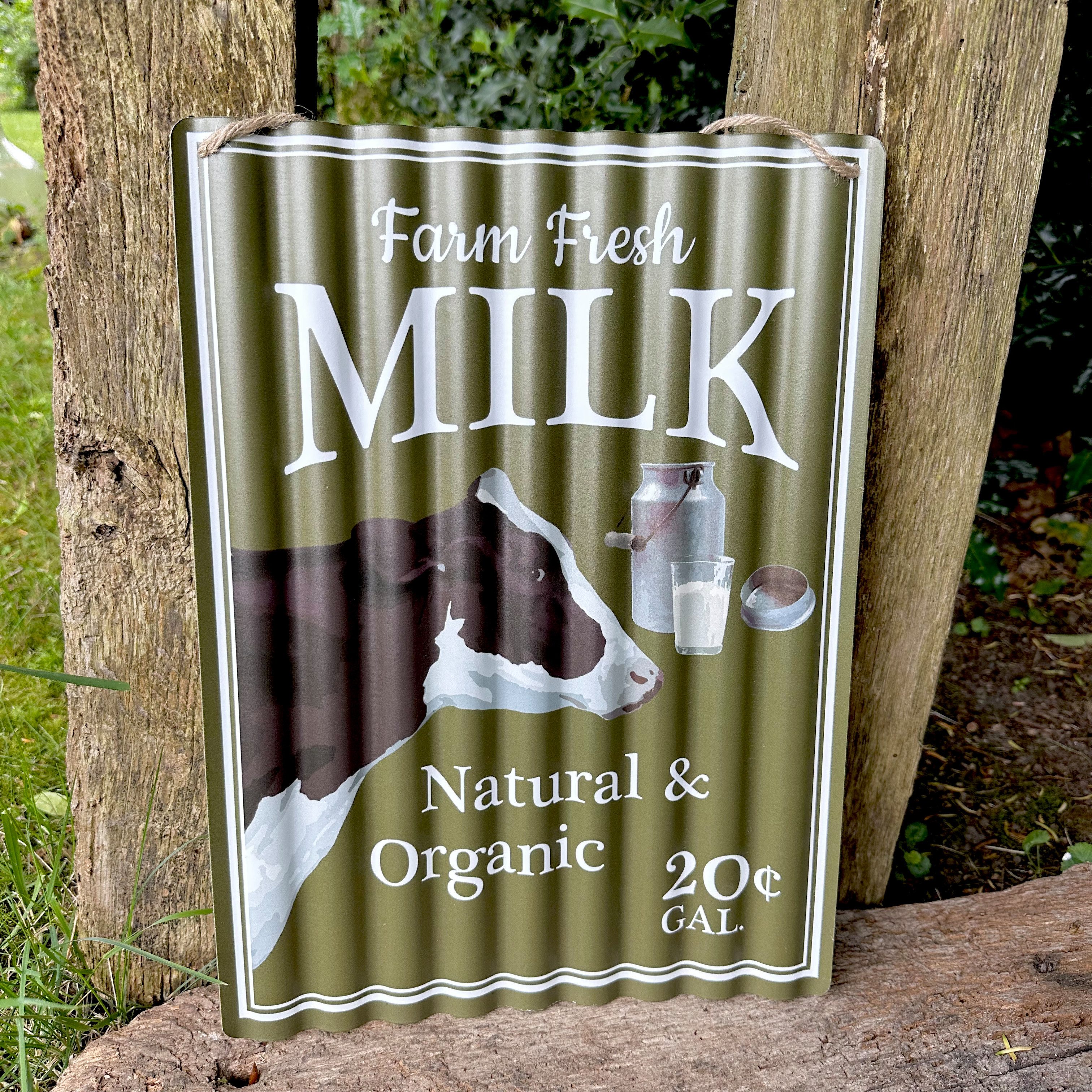Antikas Wanddekoobjekt Ein wunderbares großes Blechschild, günstig online kaufen