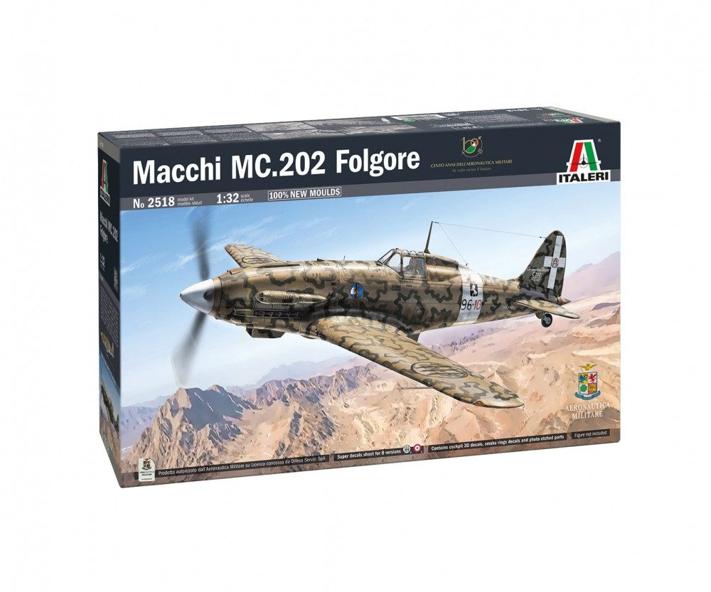 Italeri Modellbausatz Italeri 1:32 Macchi MC. 202 Plastik Modellbau