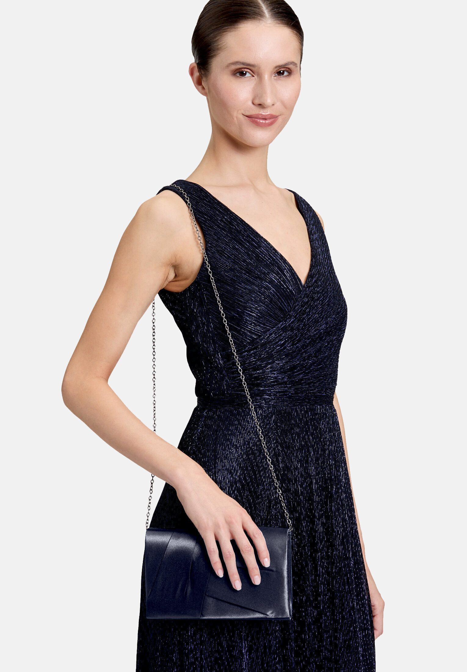 Vera Mont Abendtasche Damen unifarben, Falten