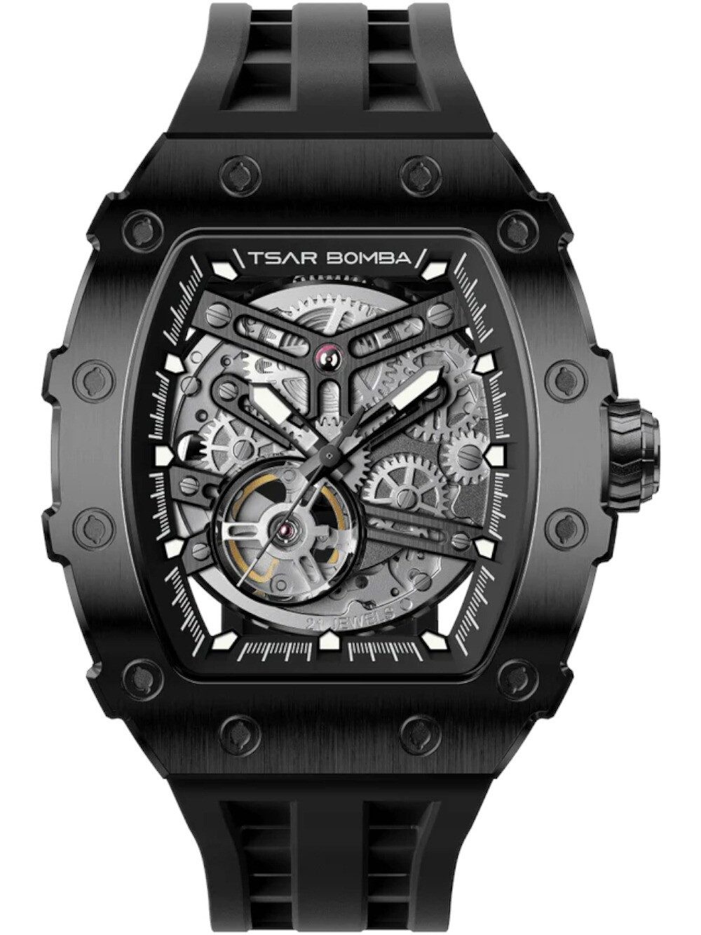 Tsar Bomba Automatikuhr Tsar Bomba TB8208A-45 Herrenuhr Elemental Automatik 43mm 5ATM Tsar Bomba TB8208A-45 Herrenuhr Elemental Automatik 43mm 5ATM