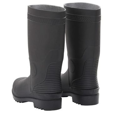 vidaXL Wathose Gummistiefel Schwarz Größe 39 PVC