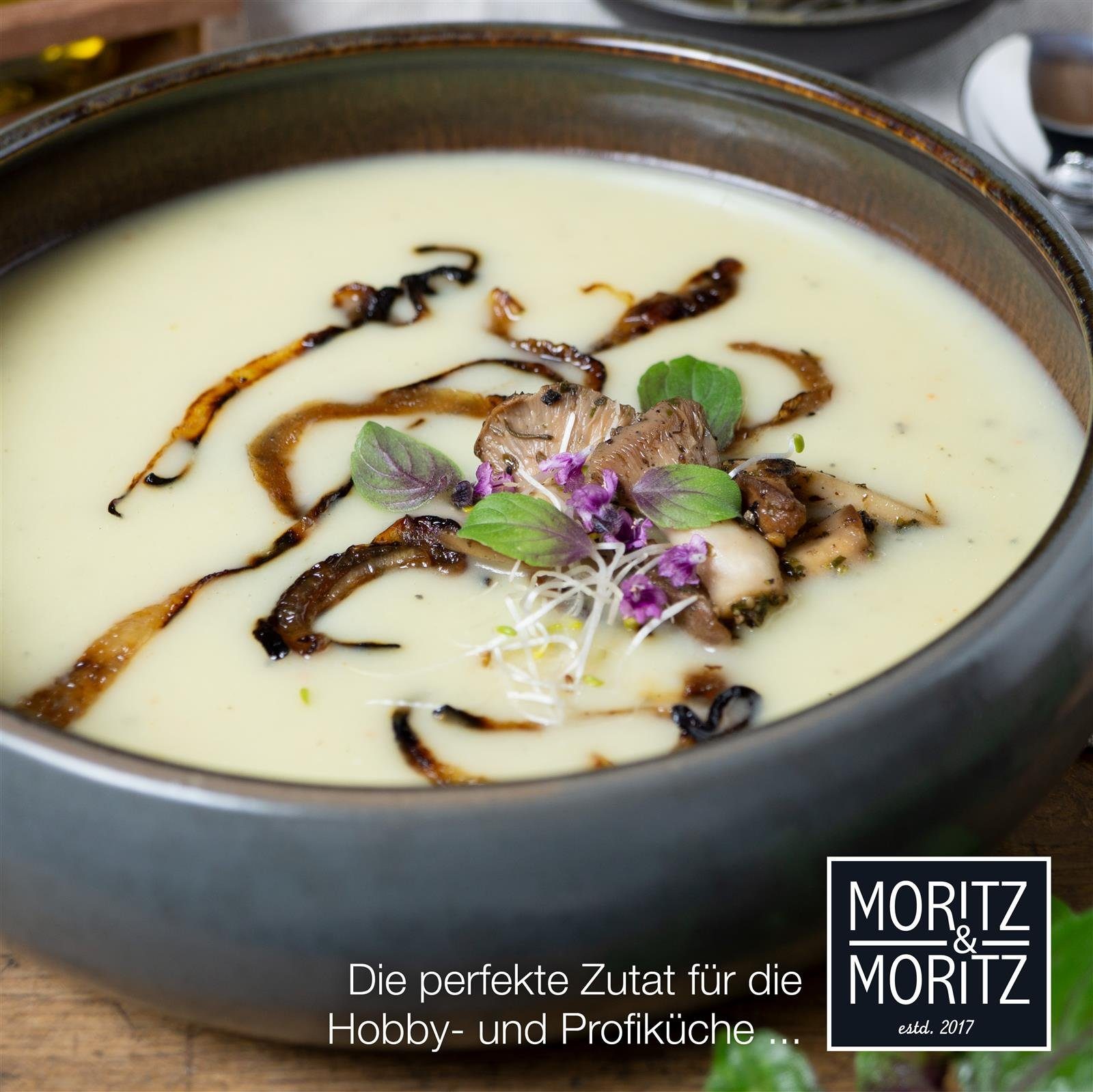 Geschirr Schüssel & Moritz Nudeln, Teller Müsli St), (4 Beige 4tlg Suppen Suppe, Moritz Reaktiv, Moritz Salat Set Bowl Moritz Suppenteller oder & für