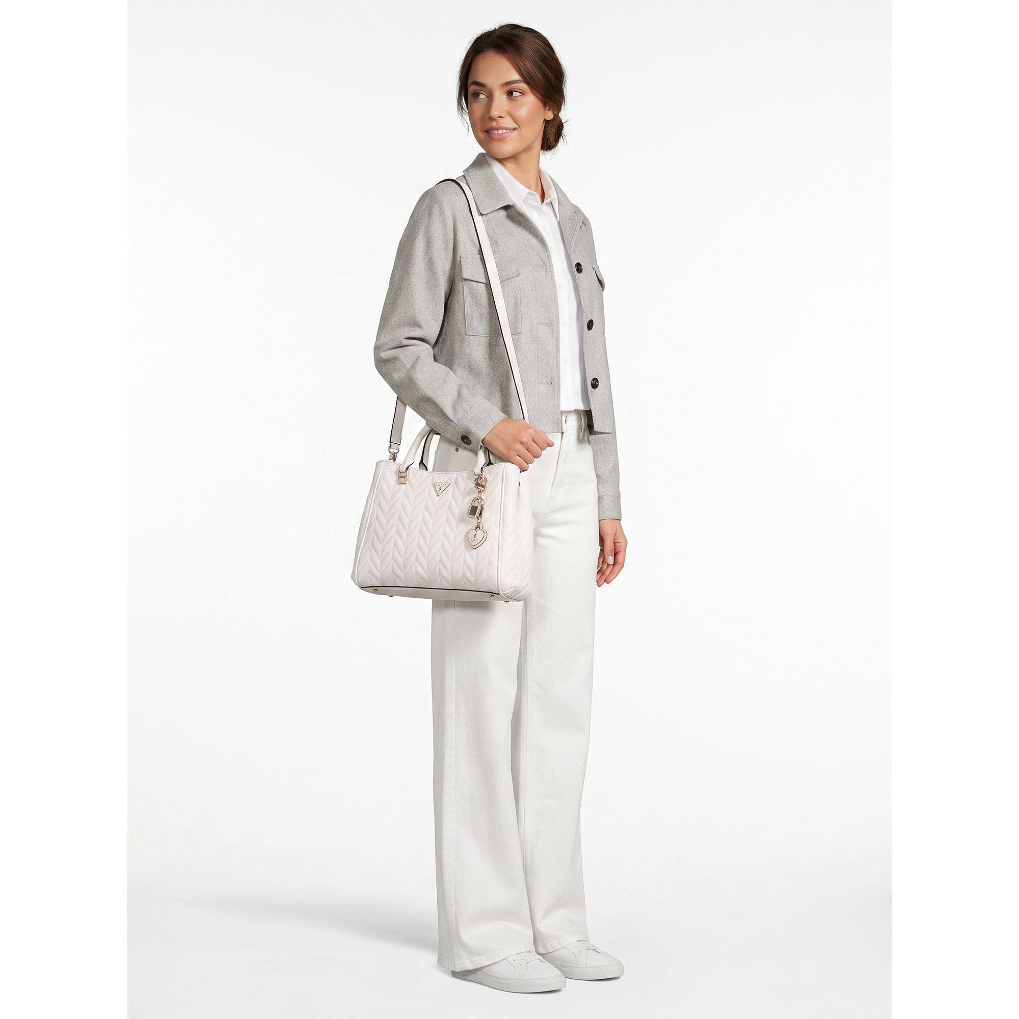 Guess Henkeltasche Stacey, Polyurethan