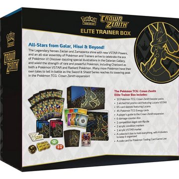 POKÉMON Sammelkarte Pokémon TCG - "Crown Zenith" Elite Trainer Box (ENG)