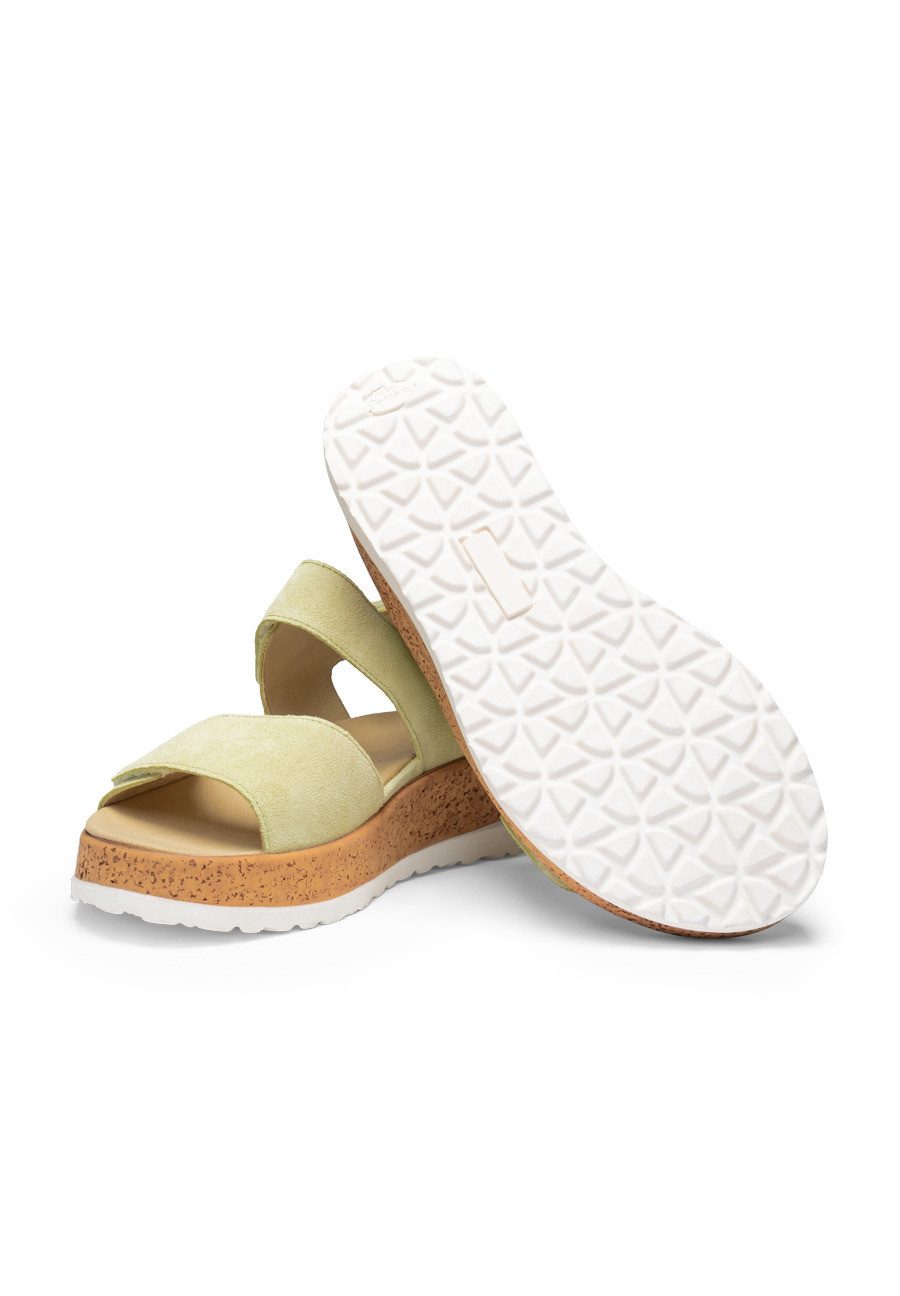 vitaform Damen Sandaletten Veloursleder Sandalette