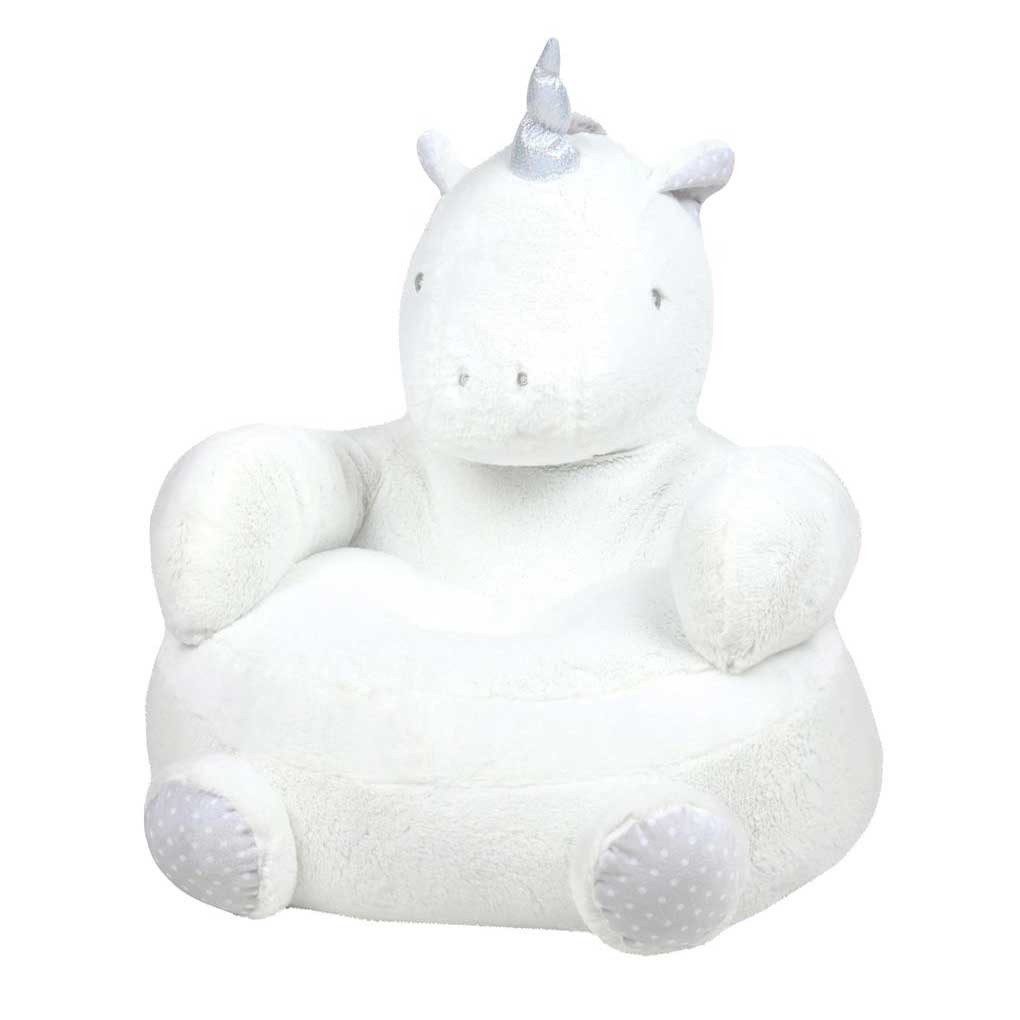 STOF Sitzhocker Sitzpouf für das Kinderzimmer in Einhornform, 45 x 45 cm