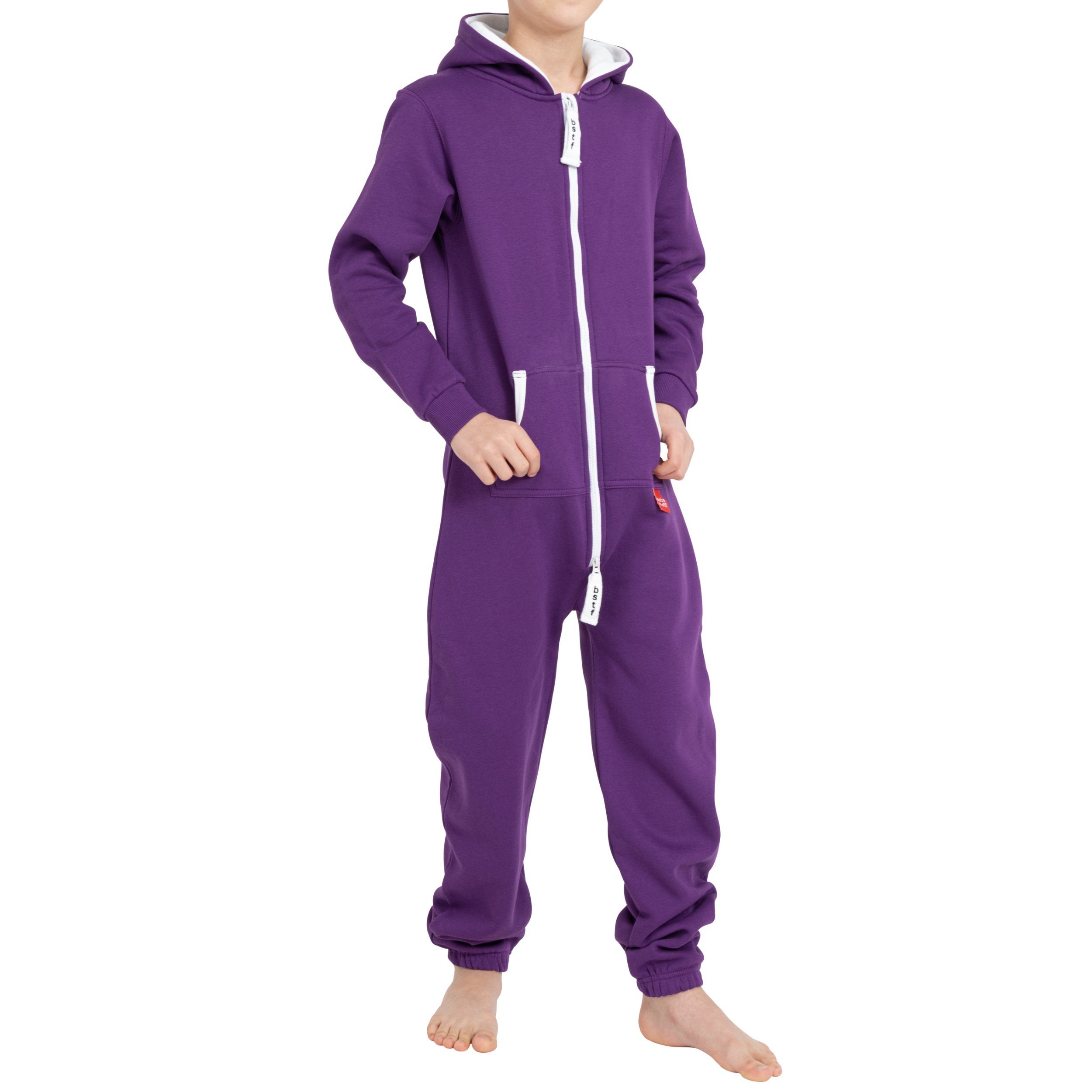 Basisstoff Jumpsuit Yuppie Kinder Jungen Mädchen Overall Onesie Anzug Kids – Bild 2 von 5