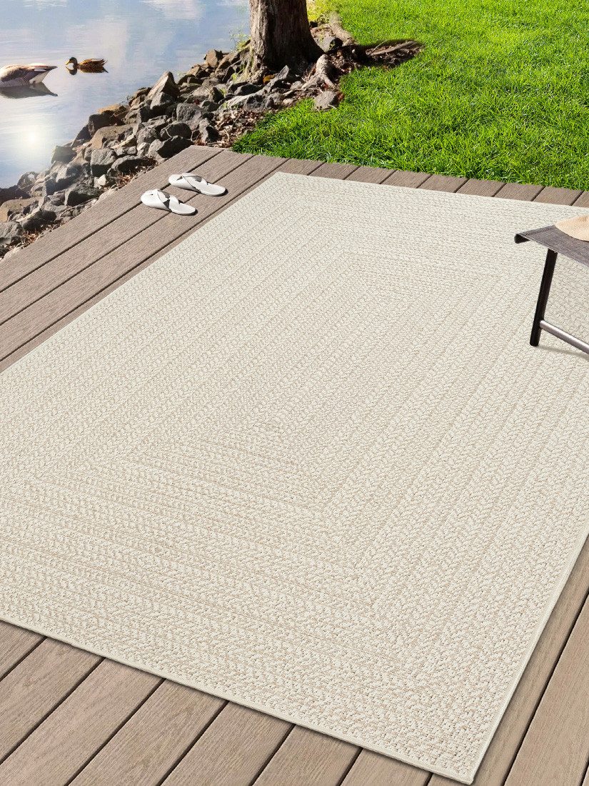 the carpet Outdoorteppich Kansas, rechteckig, Höhe: 1 mm, moderner robuster günstig online kaufen
