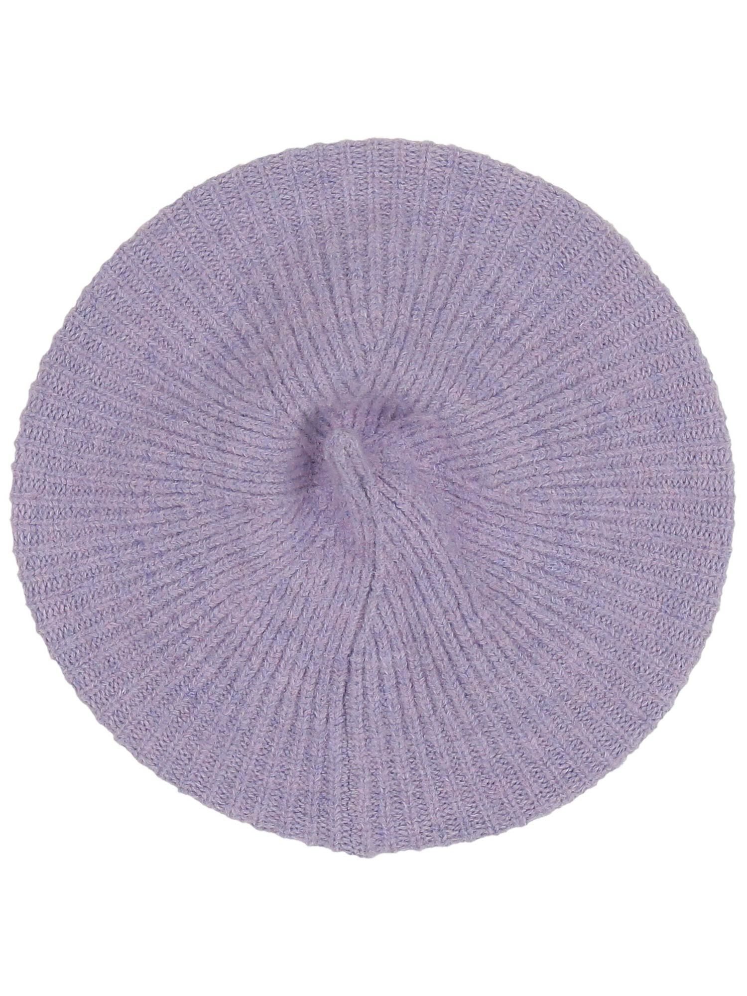 Fraas Strickmütze Polyester Strick-Baskenmütze (ohne Fransen)