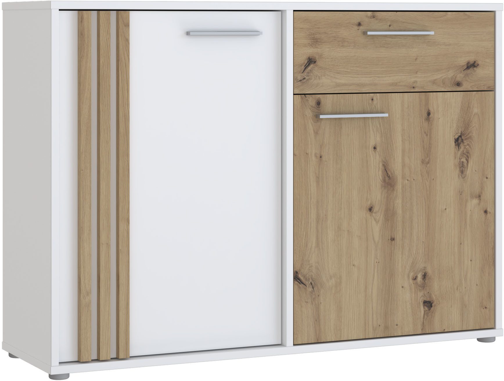 FORTE Kommode Cardigan, Kommode, 2 farbig, Stauraum, Schubkasten, Soft Close, Breite 115,8cm