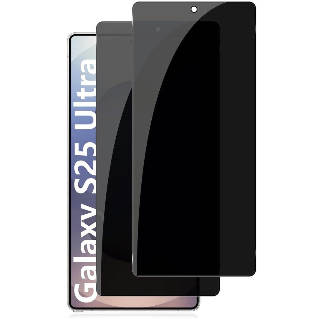 Displayschutzglas 2X Schutzglas für Samsung Galaxy S25 Ultra Blickschutz Panzerglas Full
