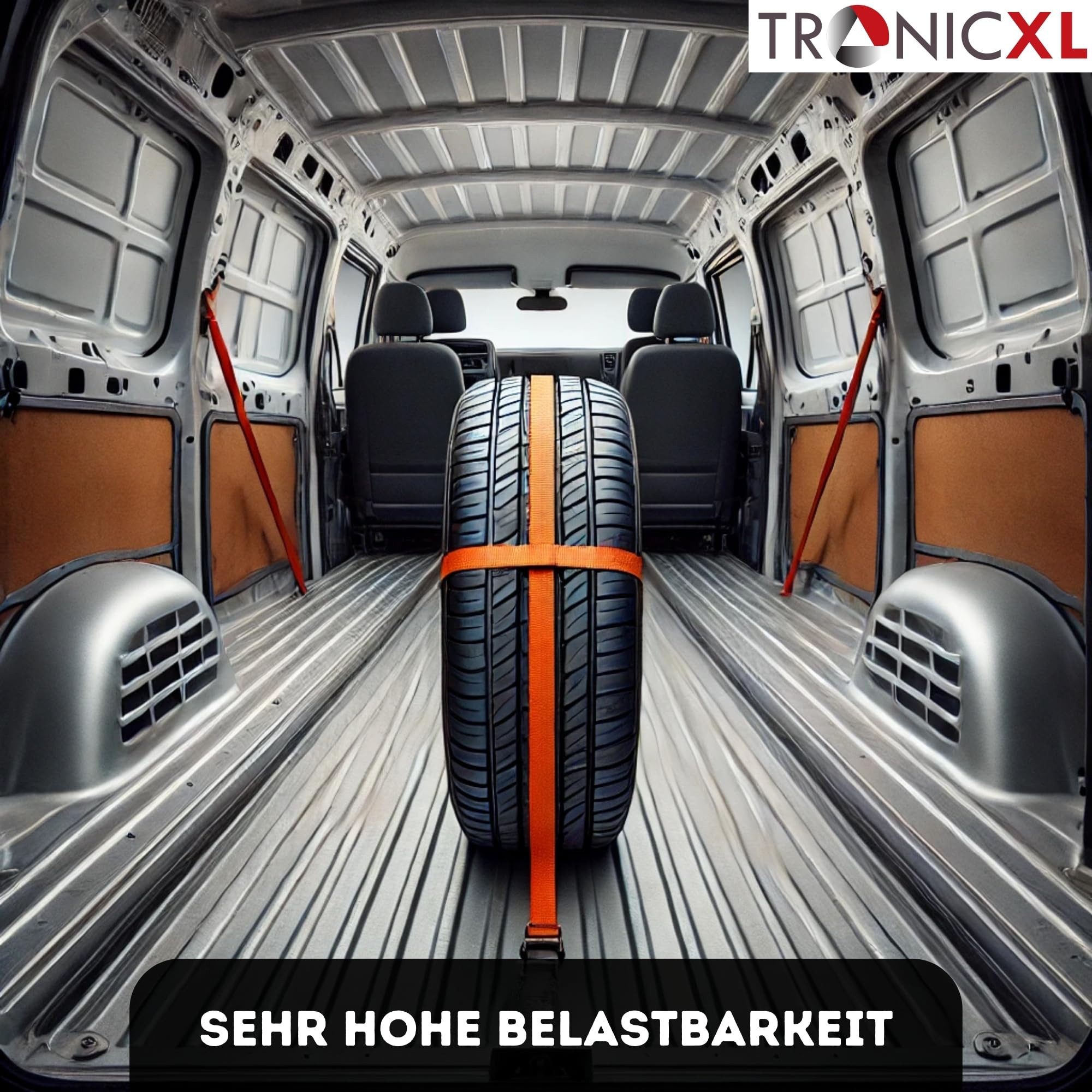 TronicXL Öse 8 Zurrösen für Mercedes Benz Vito V-Klasse W447 Viano W639 Schiene (Schienensstem, 8-St., Kofferraum Schrauben), Ladungssicherung Zubehör Innenraum
