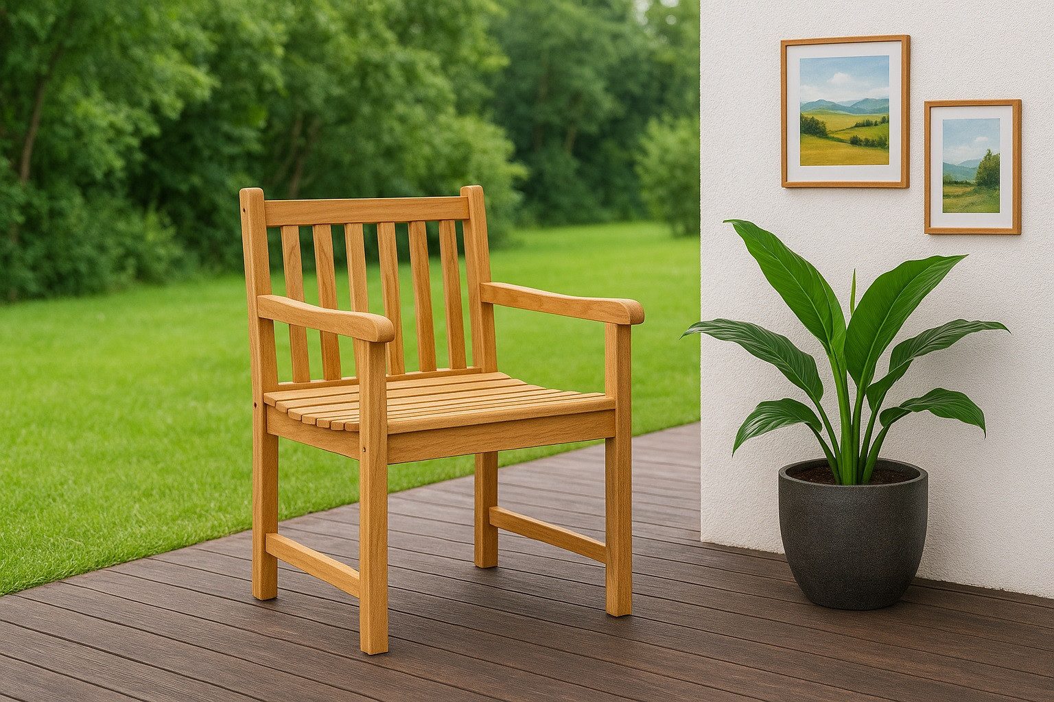 SAM® Gartenstuhl Cuno, aus Teak-Holz, sehr günstig online kaufen