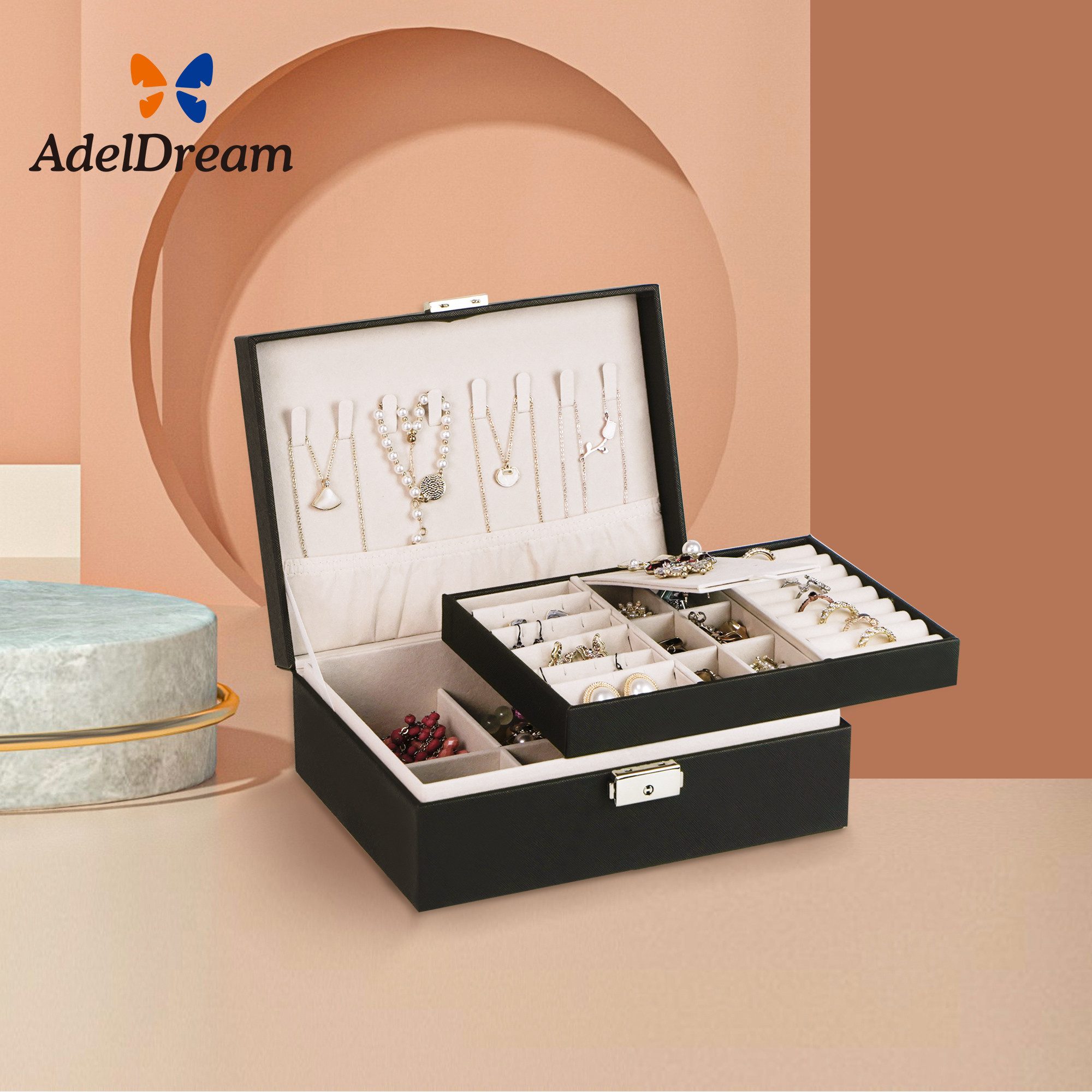 AdelDream Schmuckkasten AdelDream Damen Mädchen Schmuckkästchen günstig online kaufen