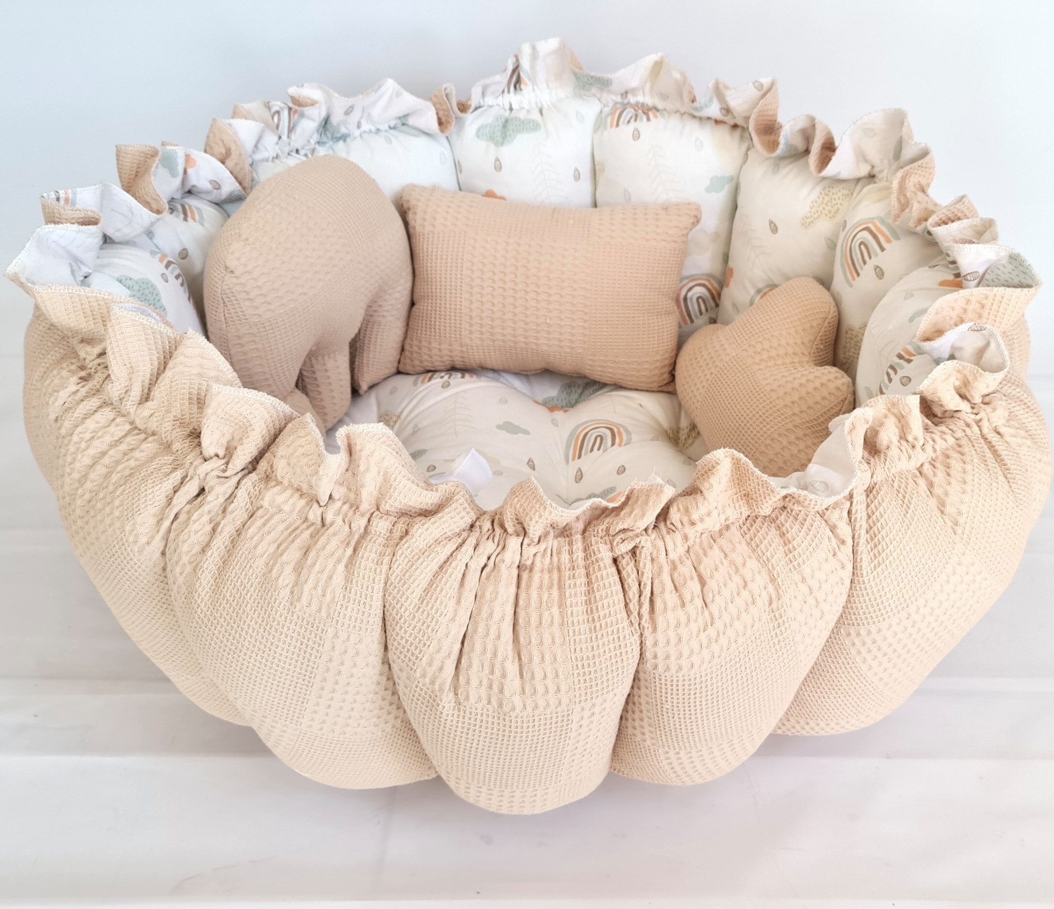 Baby Fancyroom Bettnestchen 2in1 Spielmatte Nestchen günstig online kaufen