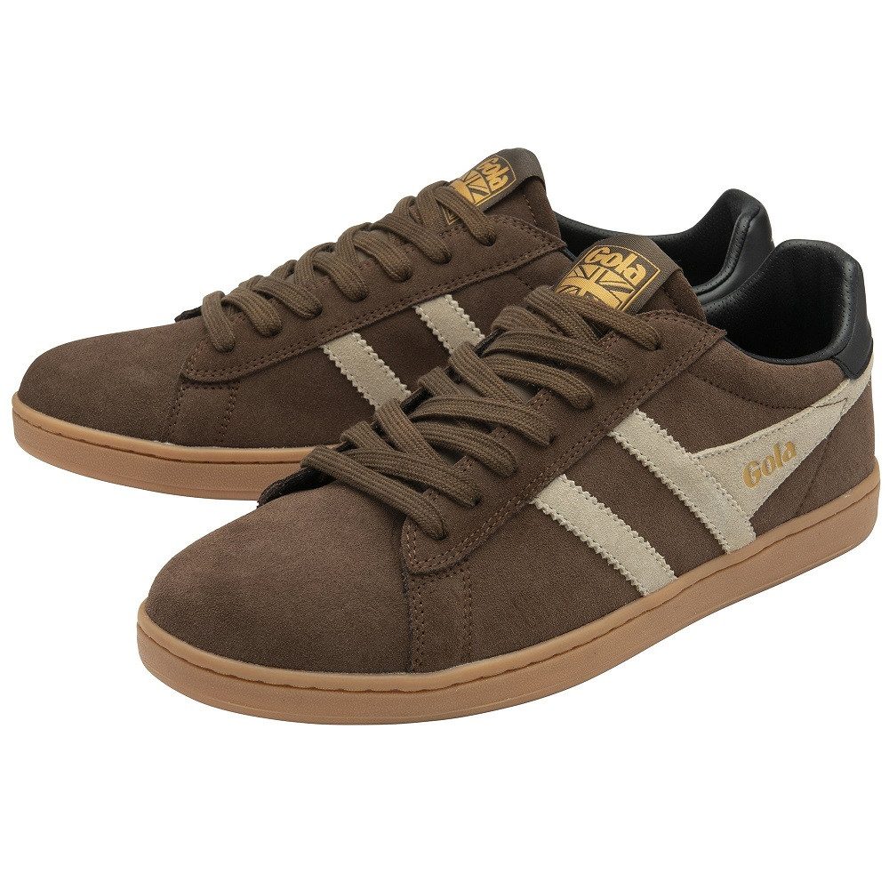 Equipe II Suede-Leder 2025 otterbraun/hellbraun/schwarz Herren Sneaker