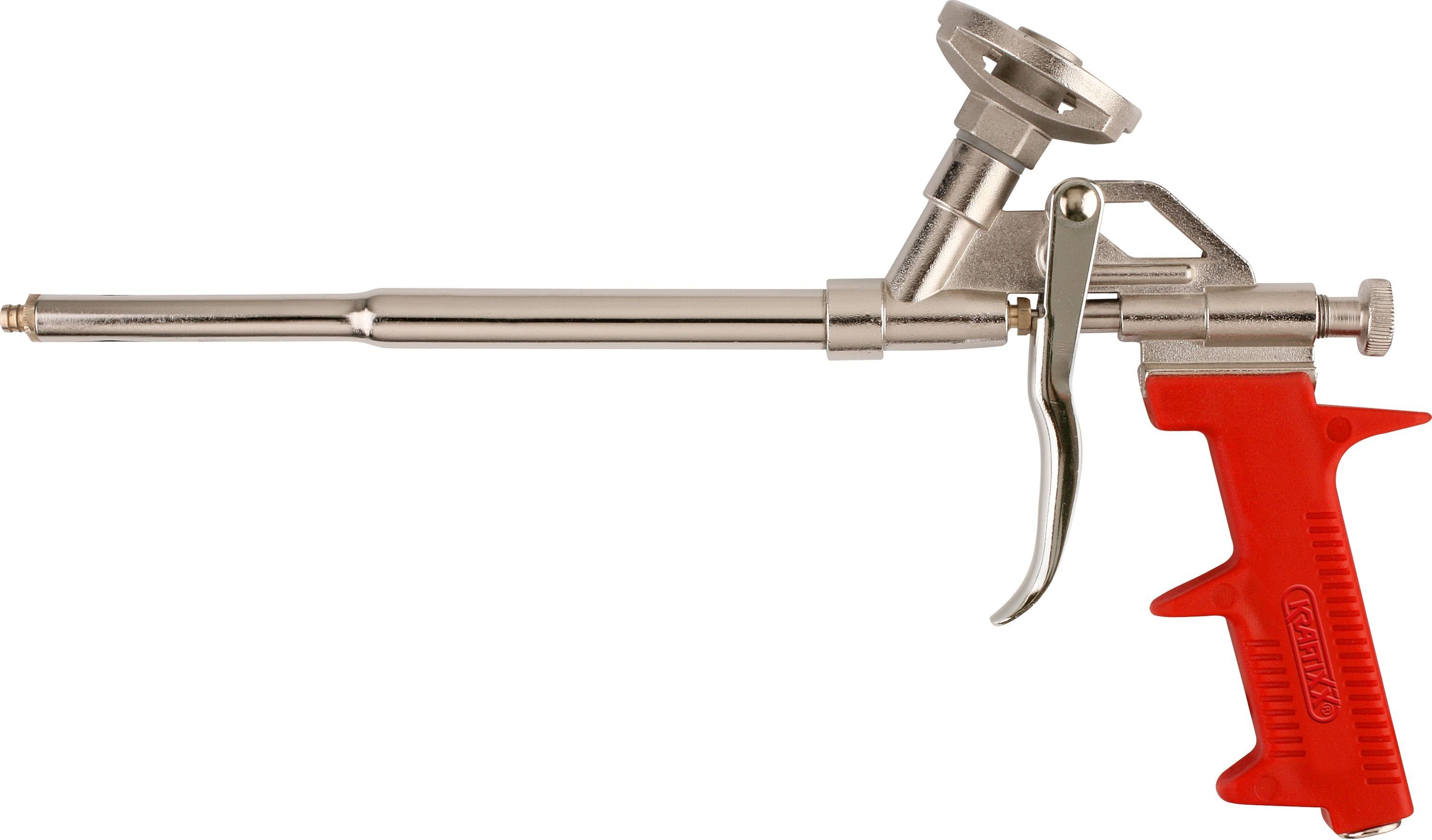 Bauschaumpistole, PU-Bauschaumpistole aus ergonomischem Profi-Dosierpistole mit kwb Metall,