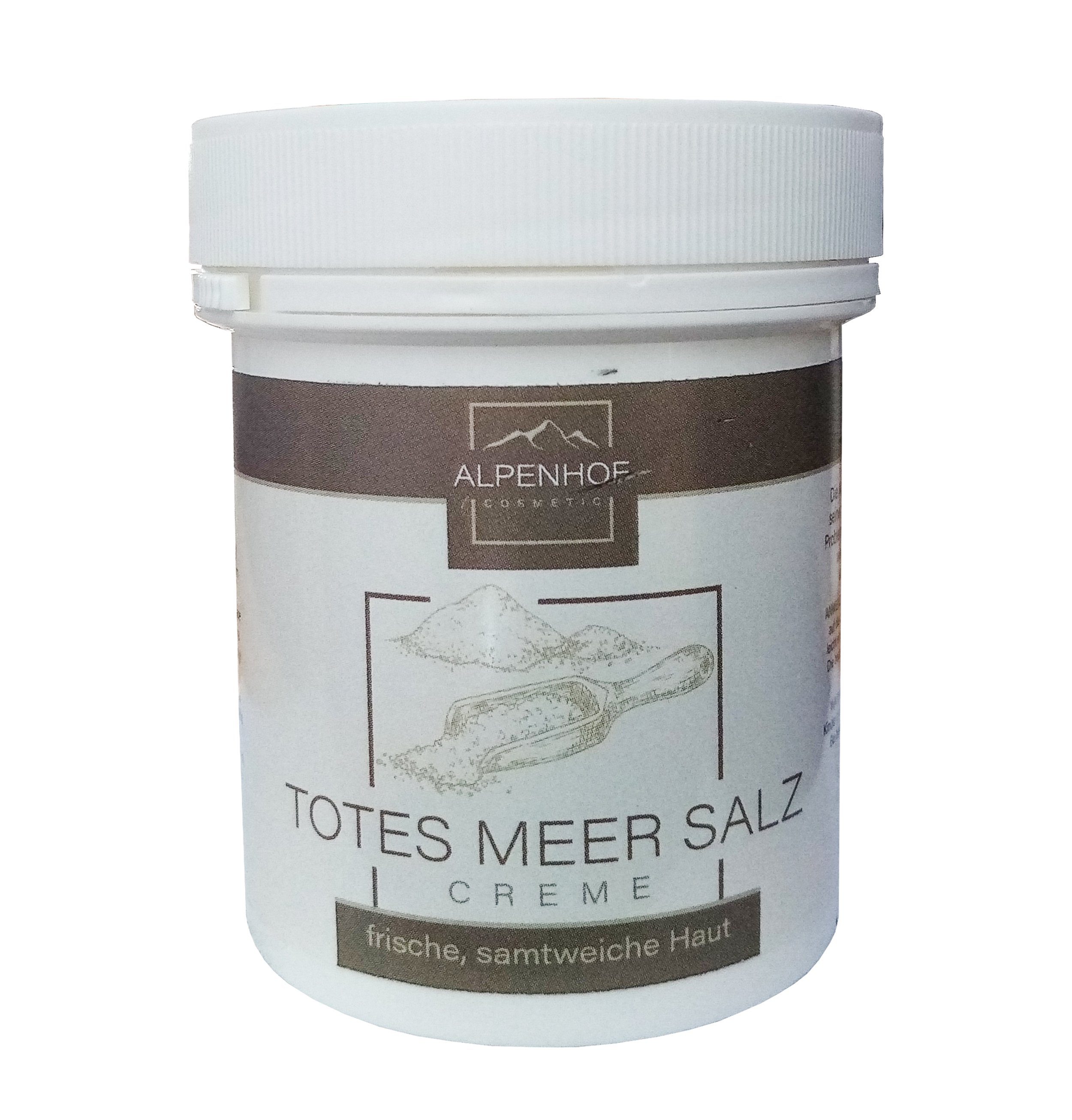 Salz Feuchtigkeitscreme Gesicht Pflegecreme Lotion Meer CREME Körpercreme Salbe Körper 59 Akne trockene TOTES 125ml MEERSALZ ALPENHOF Körperpflege Haut Mineral