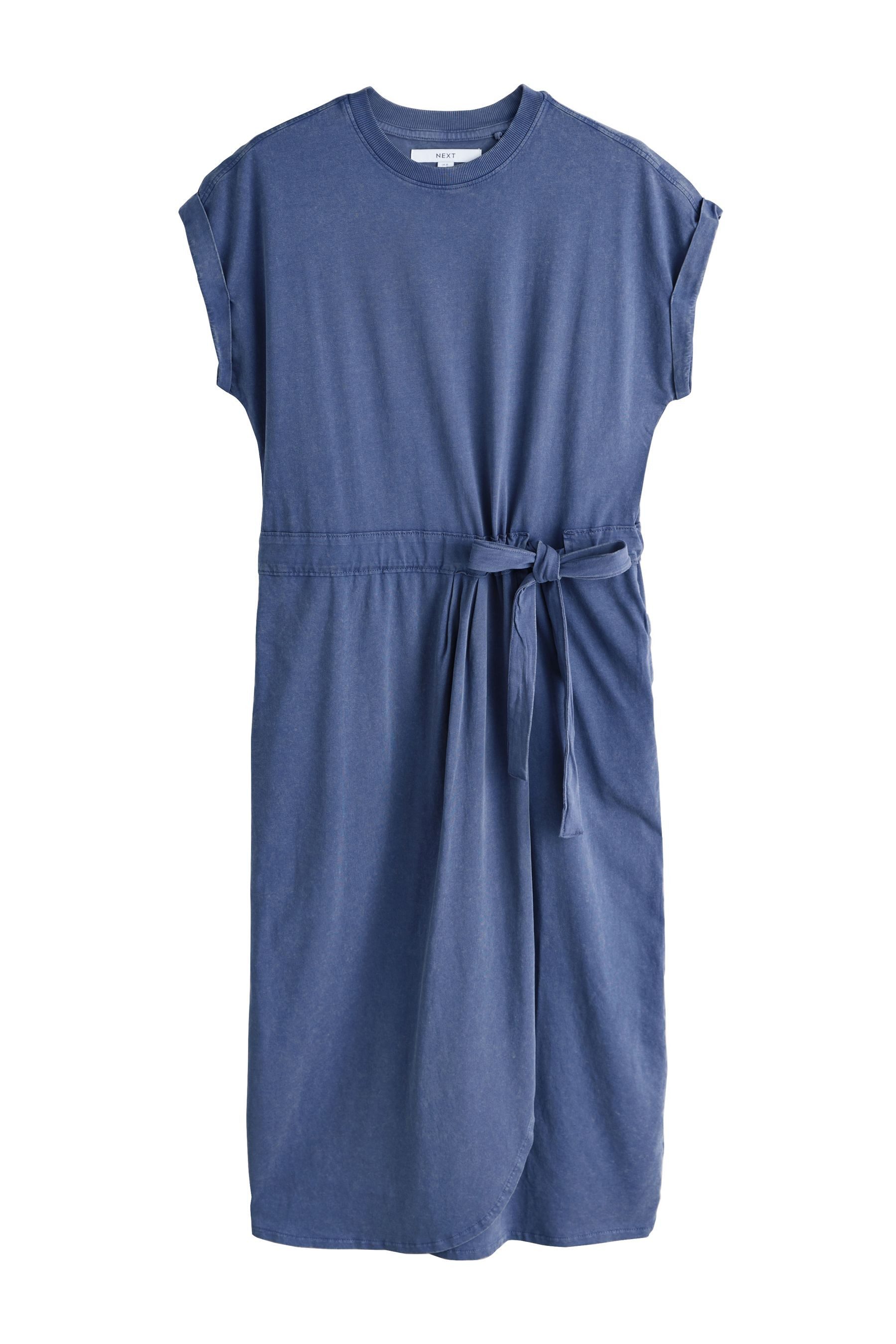 Next Shirtkleid T-Shirt-Kleid aus Jersey im Sarong-Stil zum Binden (1-tlg)