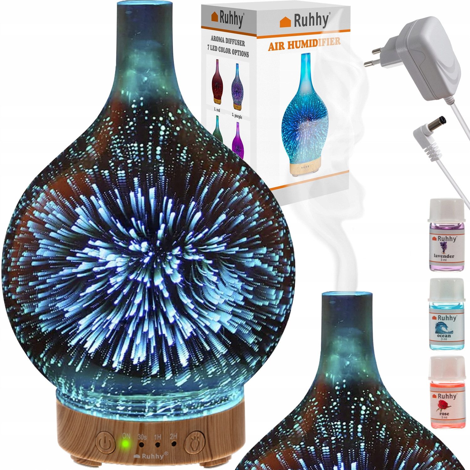 Ruhhy Diffuser Luftbefeuchter mit Aromatherapie + günstig online kaufen