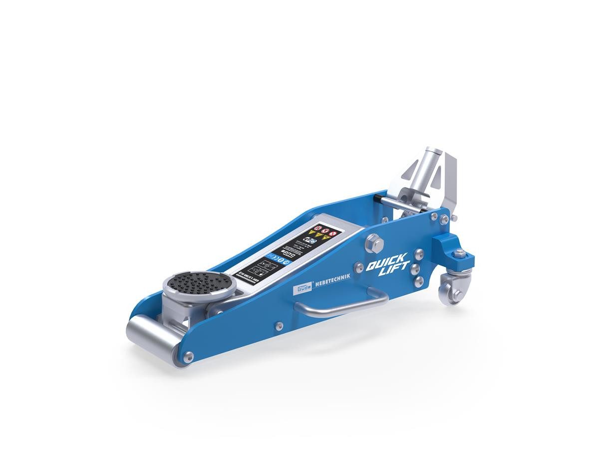 Güde Rangierwagenheber GRH 1,5/360 ALQ, max. Hubhöhe: 35.8 cm, bis 1,5 t Tragkraft, Hubhöhe 90 mm - 358 mm