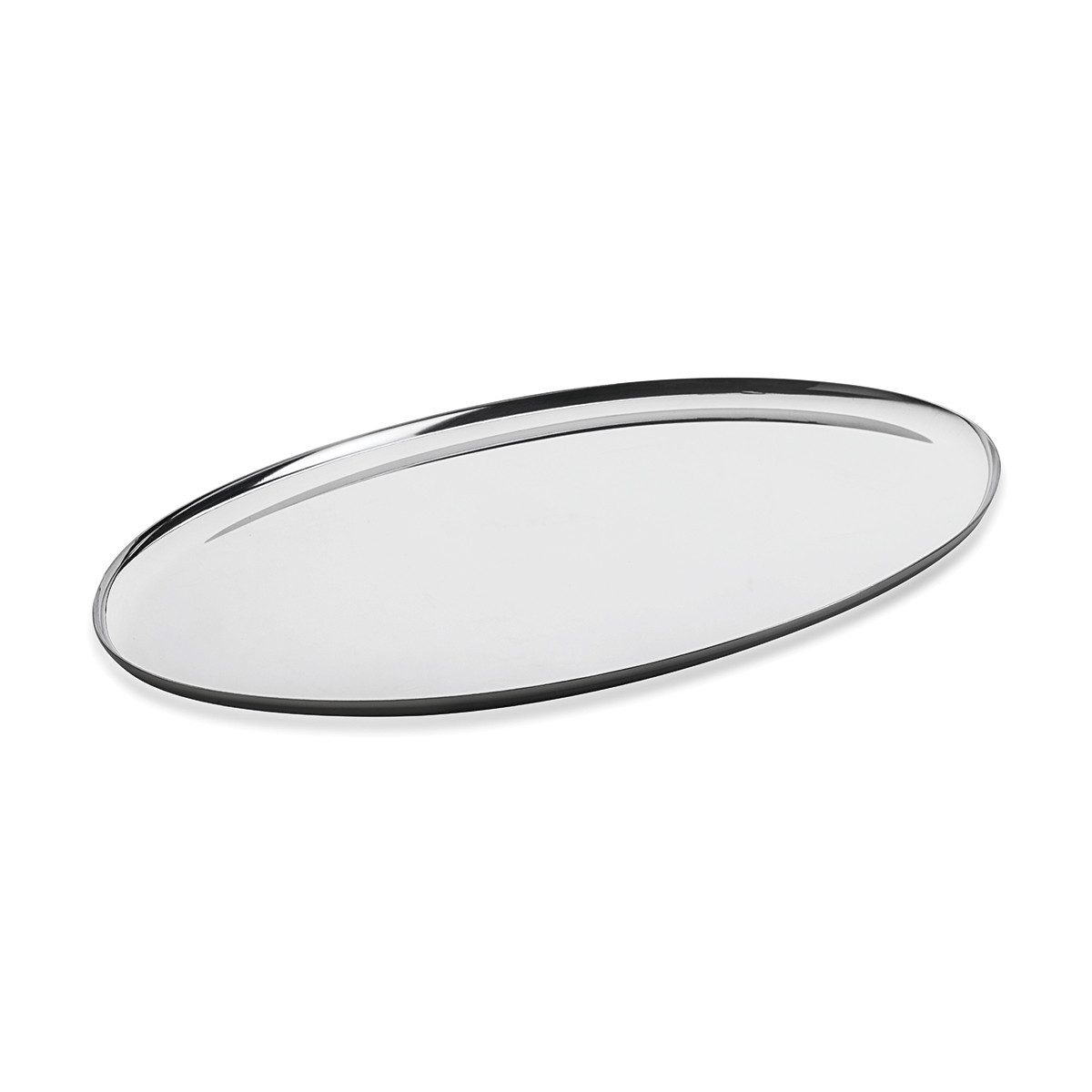Tablett Mepra SpA Tablett aus Edelstahl, oval, 45 x 28 Stile