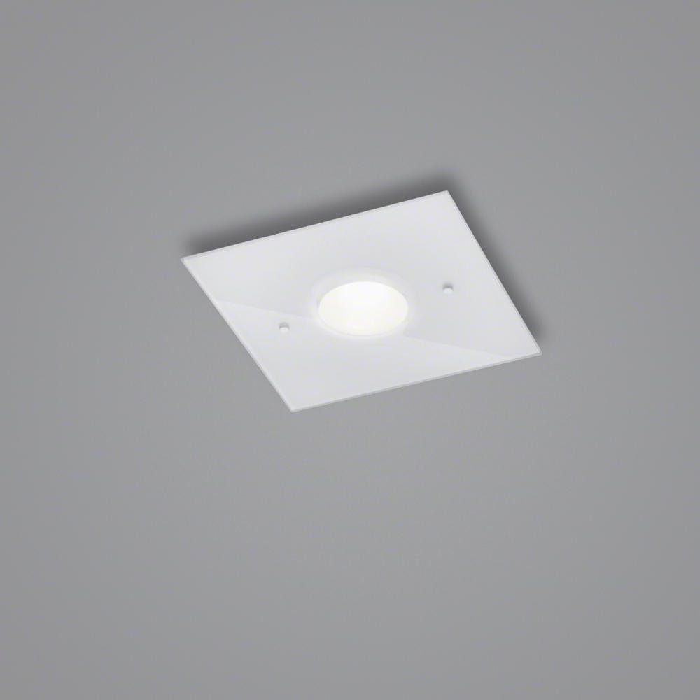 Helestra LED Deckenleuchte LED Deckenleuchte Nomi in Weiß 7W 795lm 230x230mm, keine Angabe, Leuchtmittel enthalten: Ja, fest verbaut, LED, warmweiss, Deckenlampe, Deckenbeleuchtung, Deckenlicht