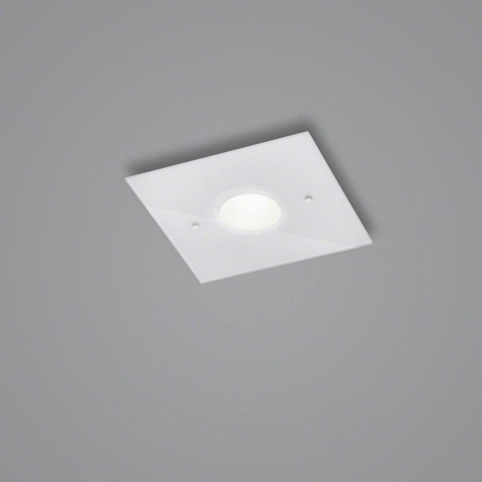 click-licht LED Deckenleuchte LED Deckenleuchte Nomi in Weiß 7W 795lm  230x230mm, keine Angabe, Leuchtmittel enthalten: Ja, fest verbaut, LED,  warmweiss, Deckenlampe, Deckenbeleuchtung, Deckenlicht
