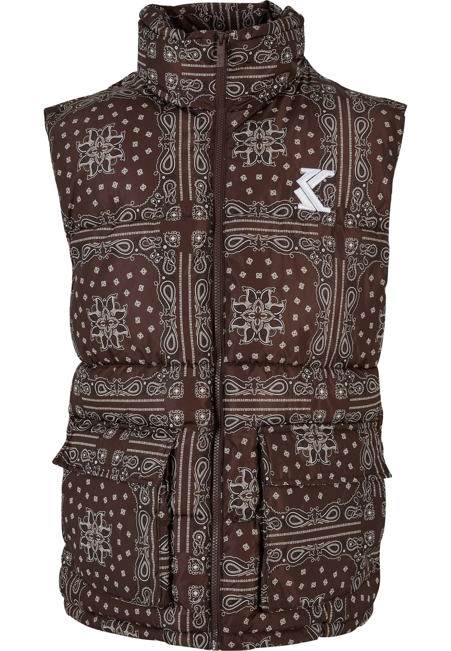 Karl Kani Jerseyweste Karl Kani Herren KM224-061-1KK OG Paisely Puffer Vest (1-tlg)