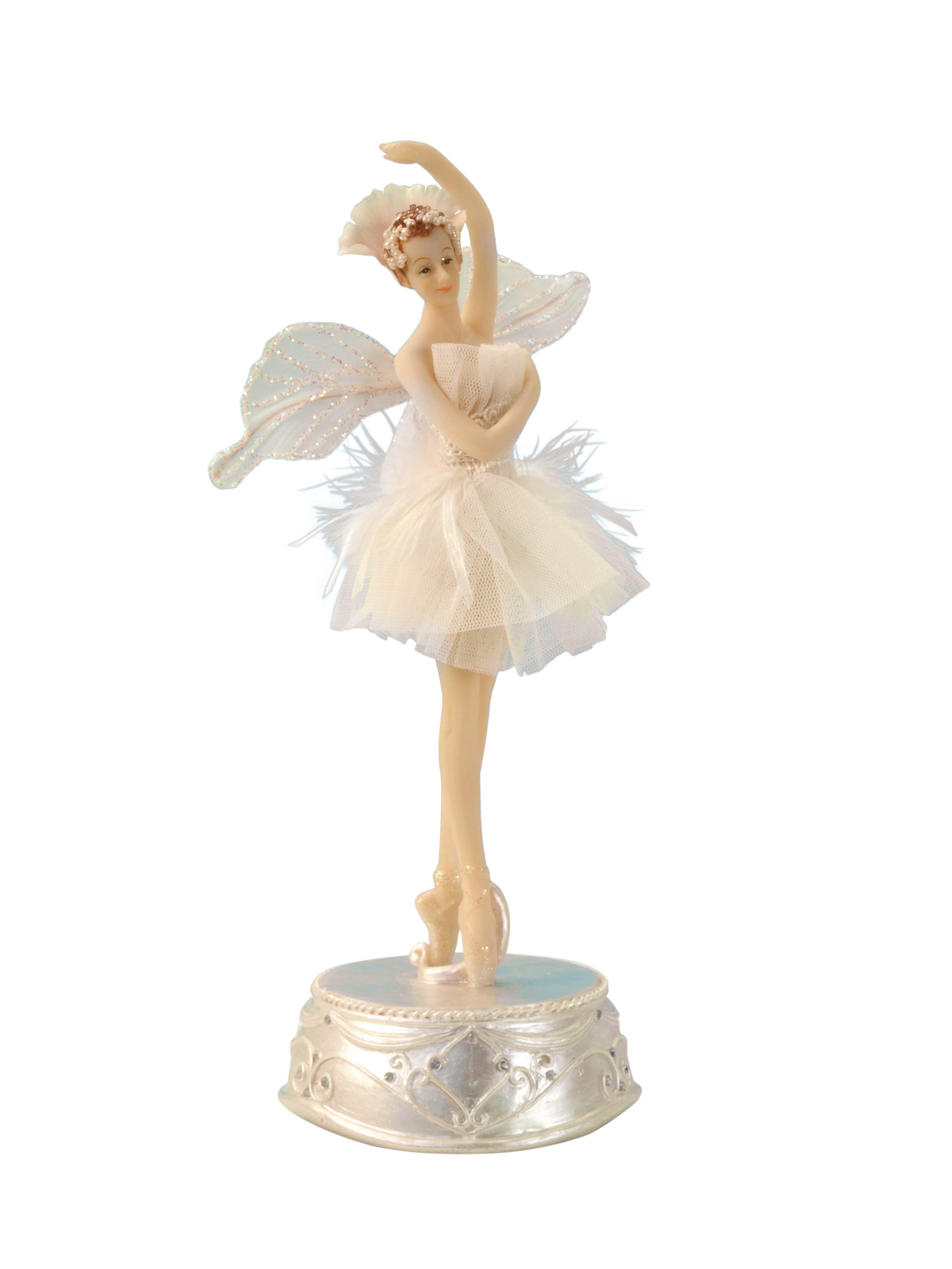 Musicboxworld Spieluhr Spieluhr Ballerina mit Flügeln