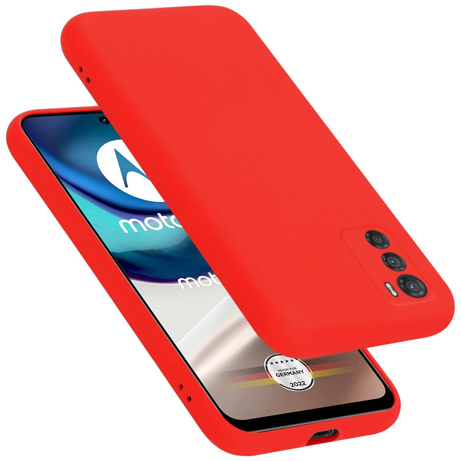 Cadorabo Handyhülle für Motorola MOTO G42 Hülle Motorola MOTO G42, Flexible Hülle TPU Silikon Schutzhülle Back Cover Case