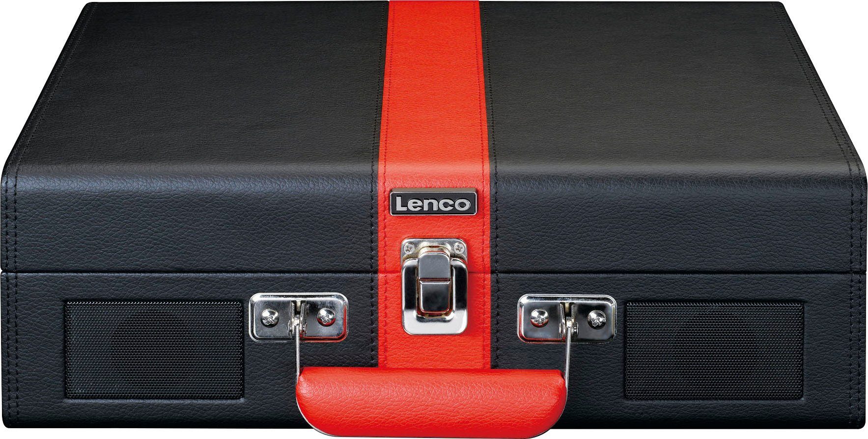 Lenco Koffer Plattenspieler und BT ( 45 U/min U/min 3 Lsp. und eingebauten U/min, mit Riemenantrieb), Geschwindigkeiten: 33 Plattenspieler 78