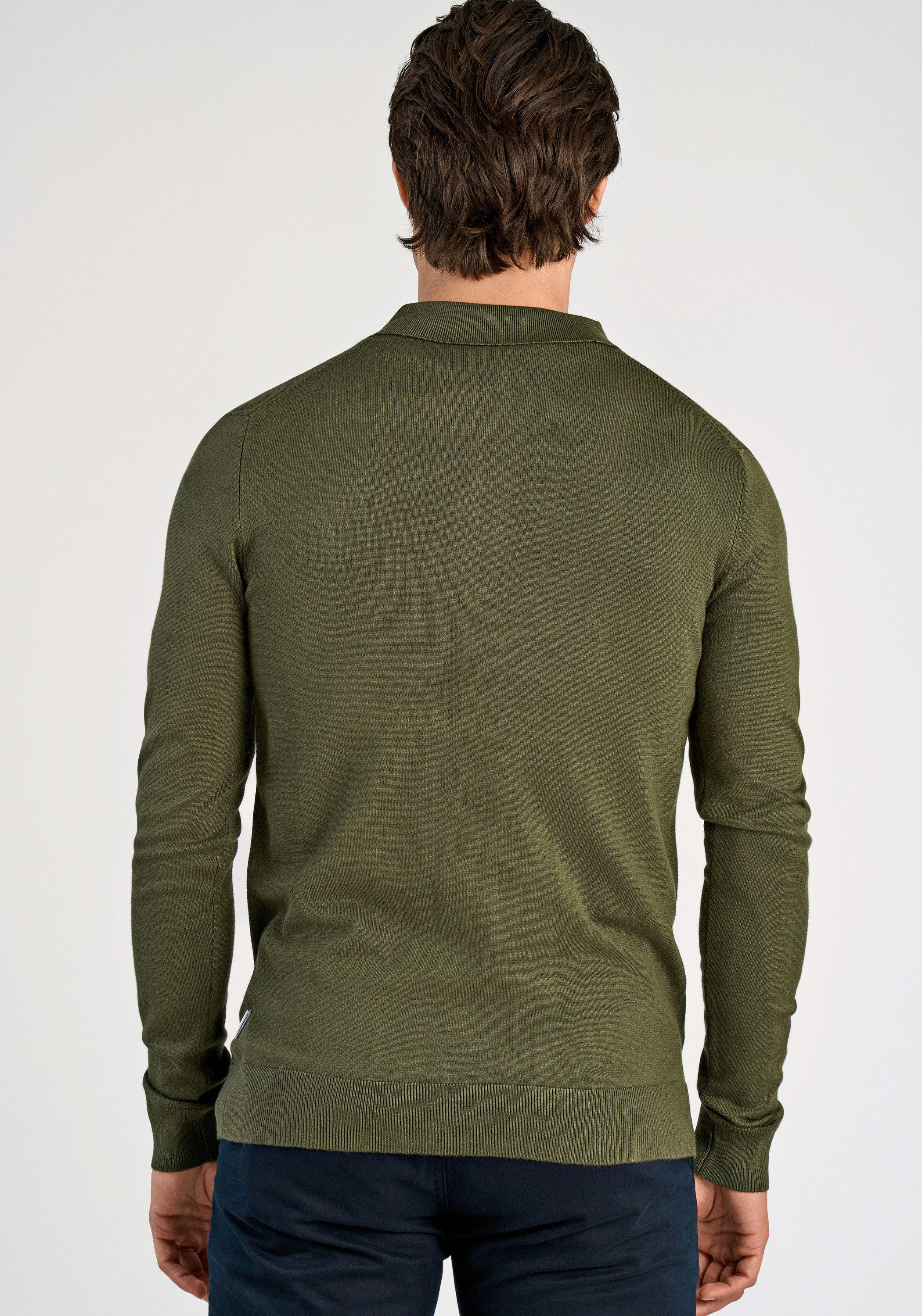 LINDBERGH Langarm-Poloshirt "Lindbergh Troyer" günstig online kaufen