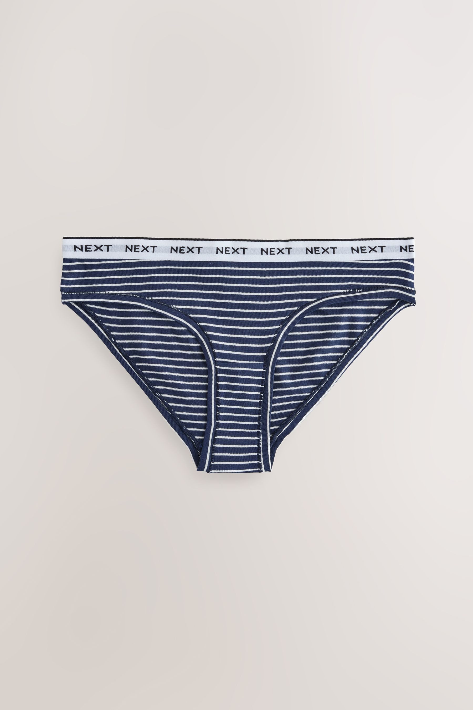 Bikinislip Slips aus Baumwollmodal mit Logo, 4er-Pack, Bikini