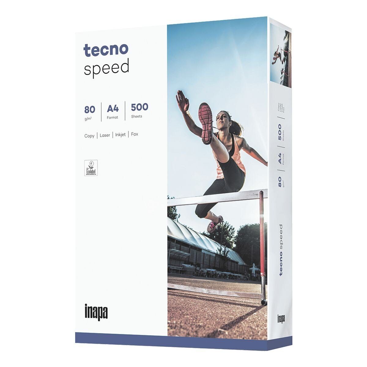 g/m², 147 DIN Inapa 80 CIE, 500 A4, Format Druckerpapier Speed, tecno Blatt