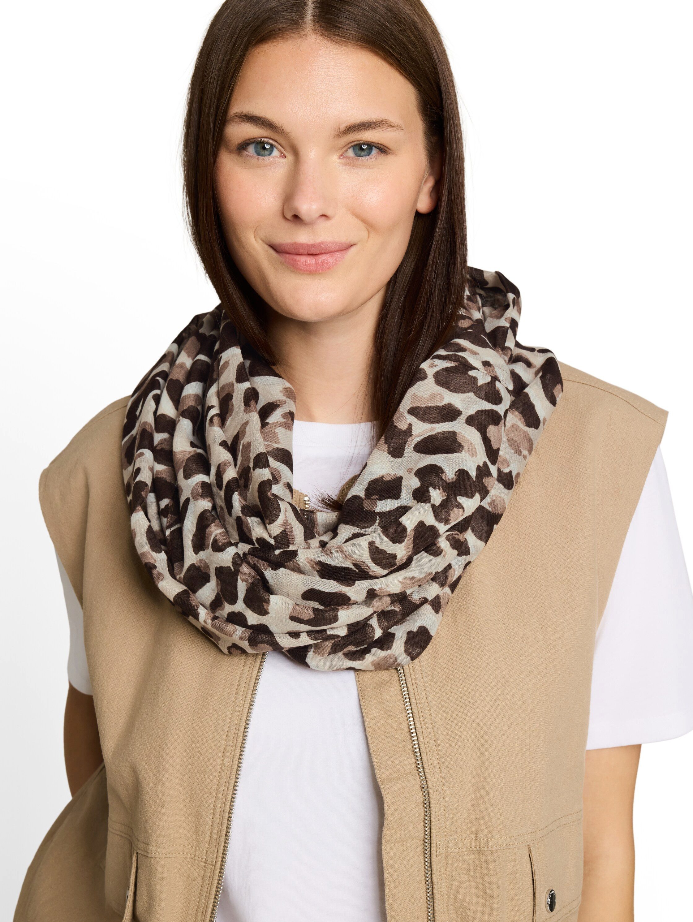 TOM TAILOR Loop, (1-St), mit Animal-Print