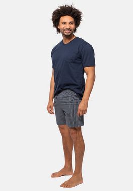 Ammann Schlafhose Organic Cotton - Mix & Match (1-tlg) Schlafanzug Hose - Baumwolle - Kurze Loungehose