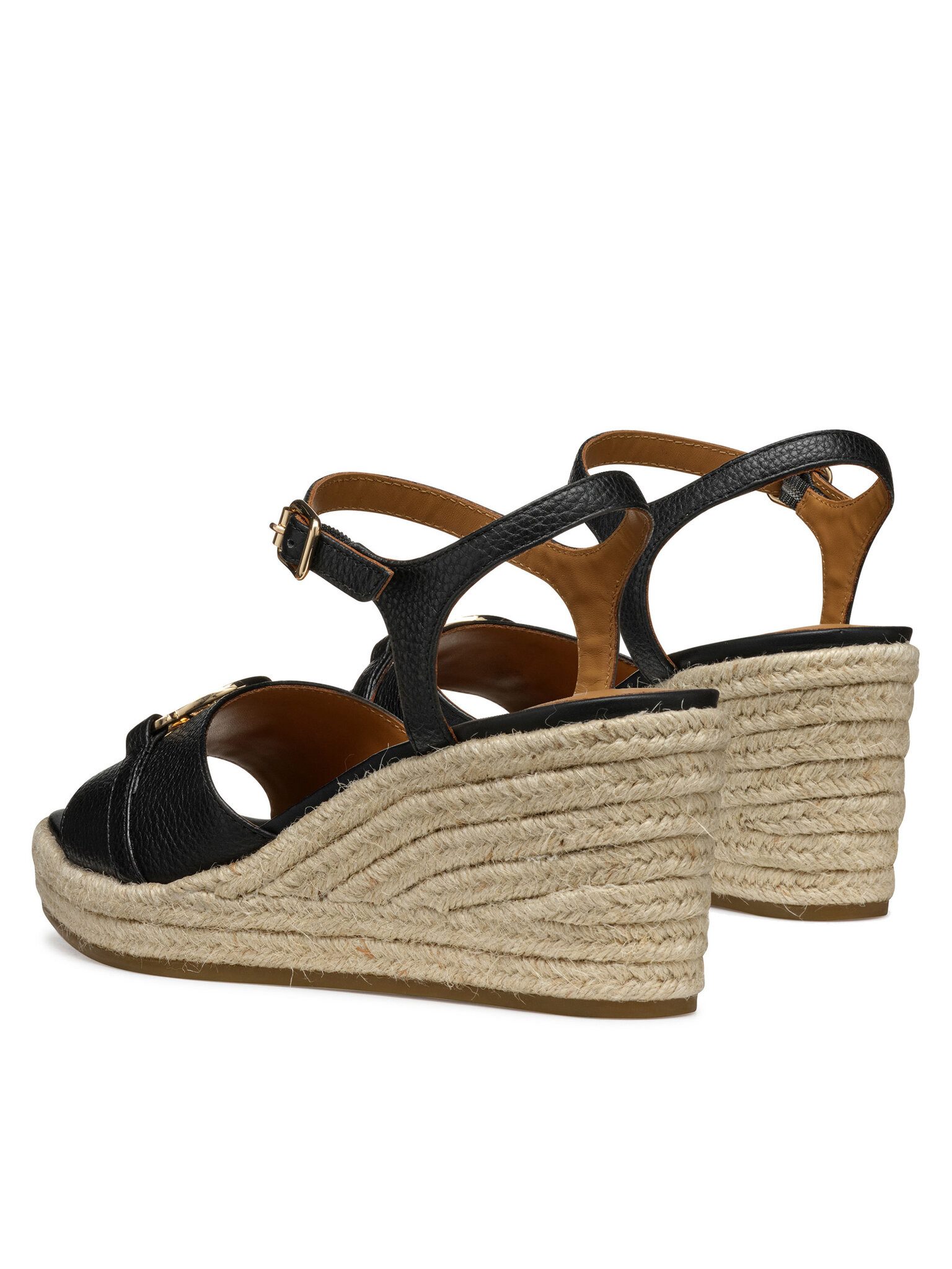 Geox Geox Damen Espadrilles GEOX-D55UYB-00046 C9999 Schwarz Espadrille