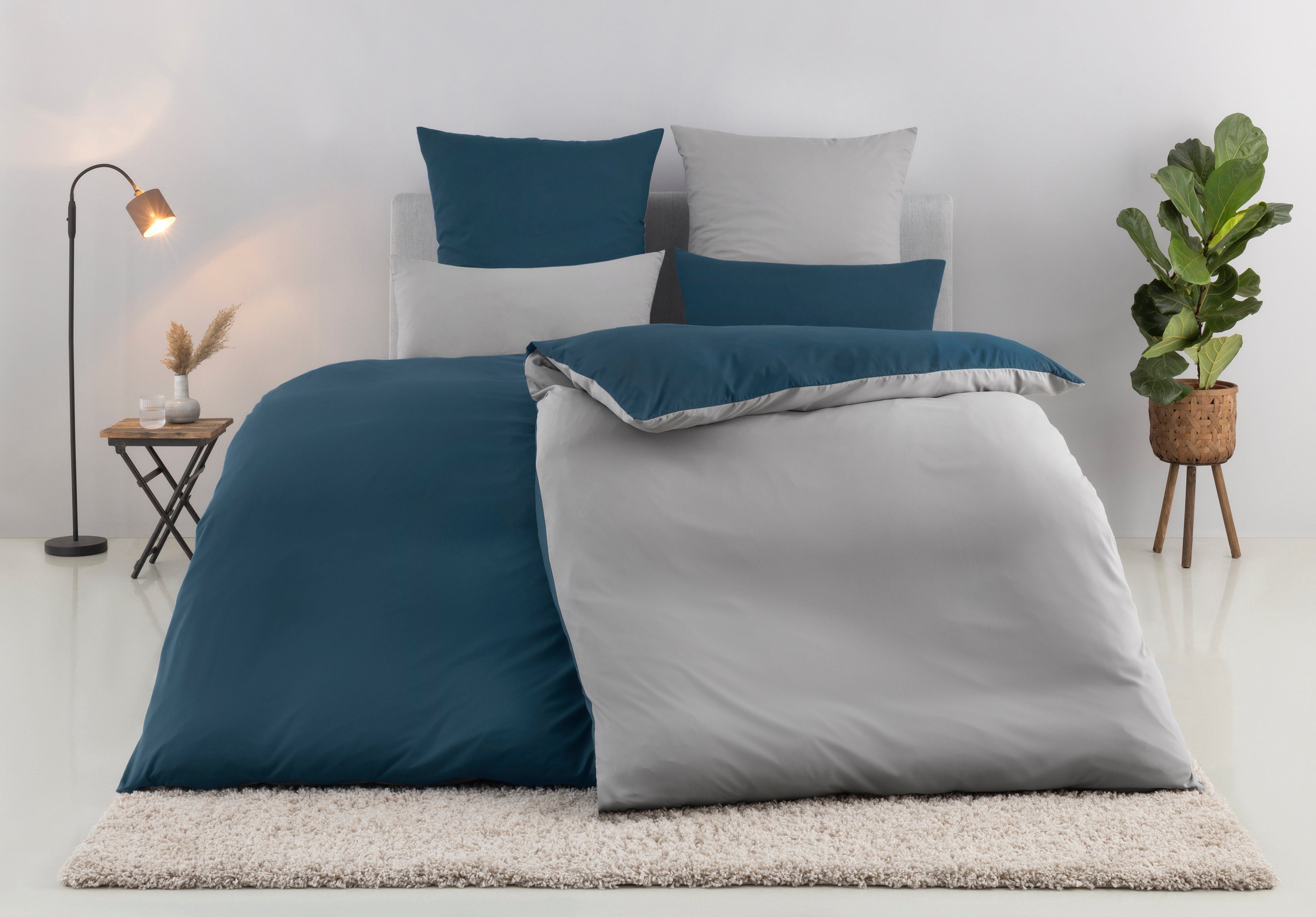 my home Bettwäsche Desner2, Microfaser, 2 günstig online kaufen