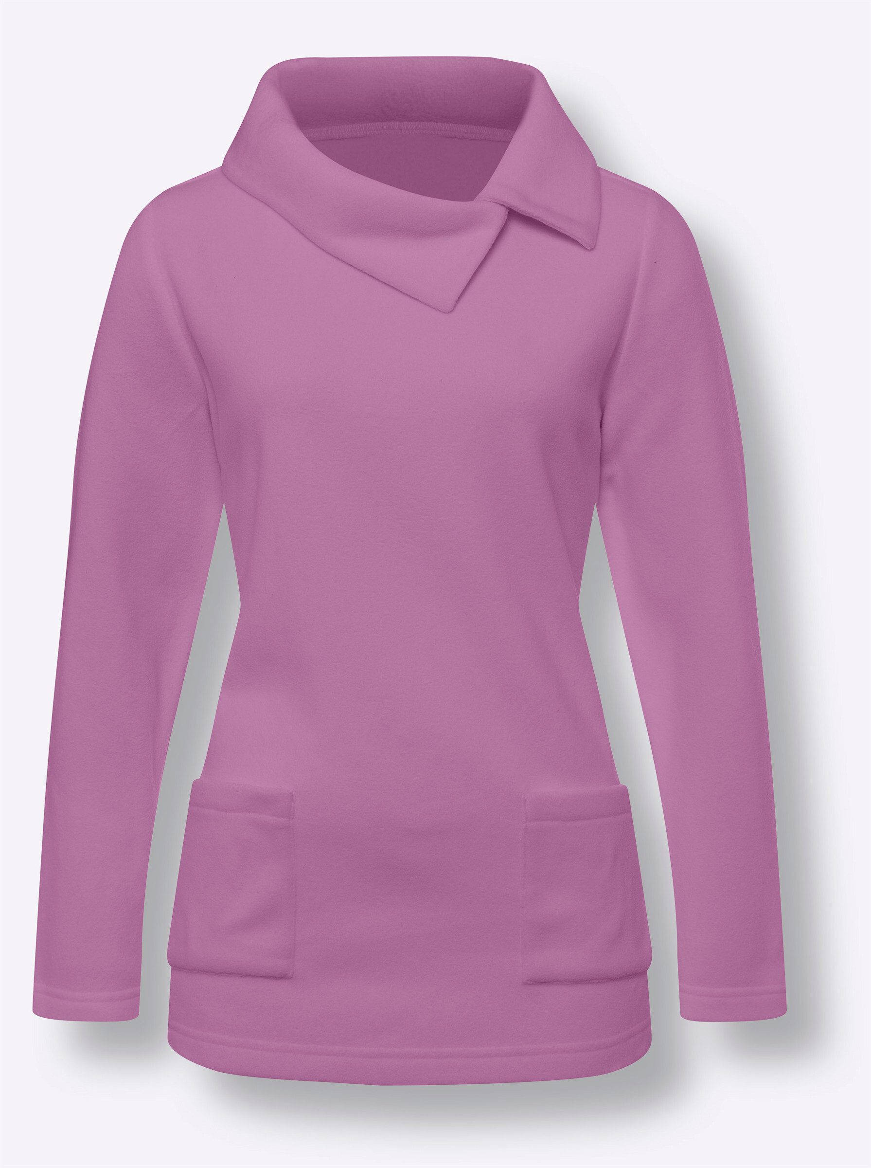 Sieh an! Fleeceshirt Fleece-Shirt Langarm