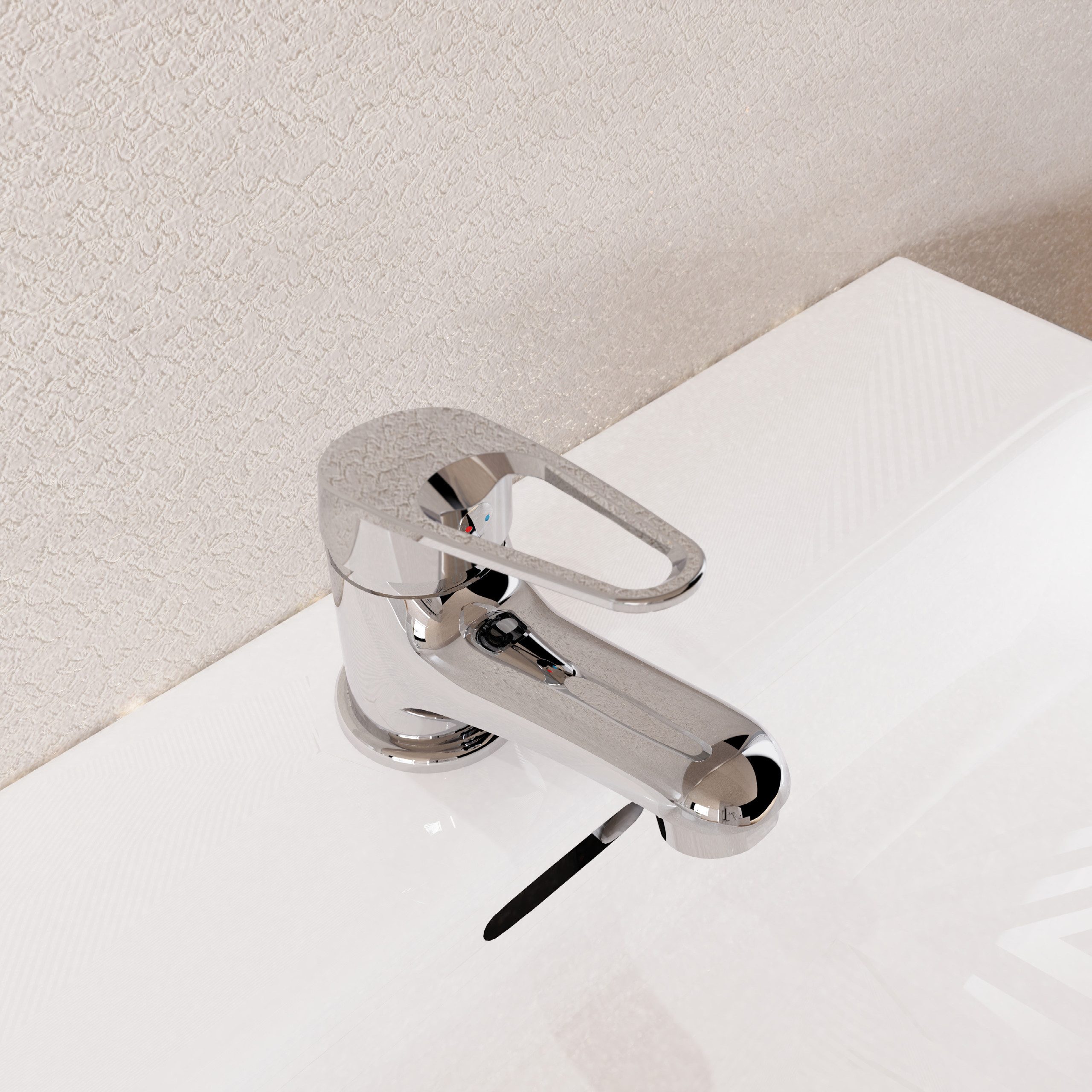 welltime Waschtischarmatur BARI Der Platzsparklassiker in frischem Design – Bild 4 von 5