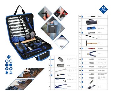 Brilliant Tools Werkzeugtasche, Werkzeug-Nylontasche, 58-teilig