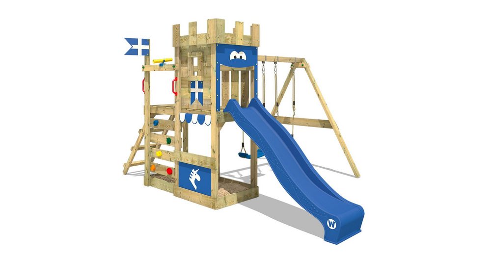 Wickey Spielturm »Ritterburg RoyalFlyer mit Schaukel & Rutsche
