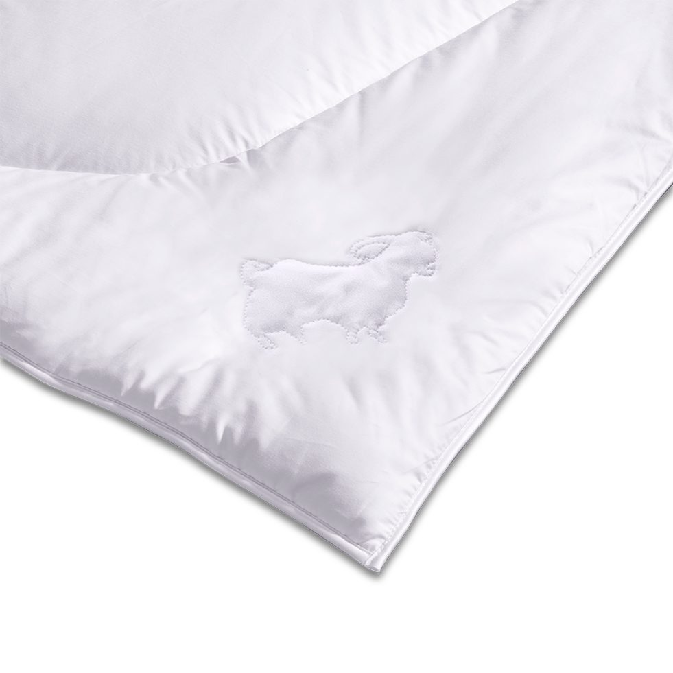 Kauffmann Naturhaarbettdecke Cashmere Steppbett - Mono (Medium), Füllung: 100% Cashmere, Bezug: 100% Baumwolle, Luxuriös weich, temperaturausgleichend und hauts – Bild 4 von 4