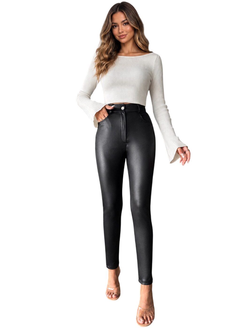 ocoza Bequeme Jeans Vina Lederhose