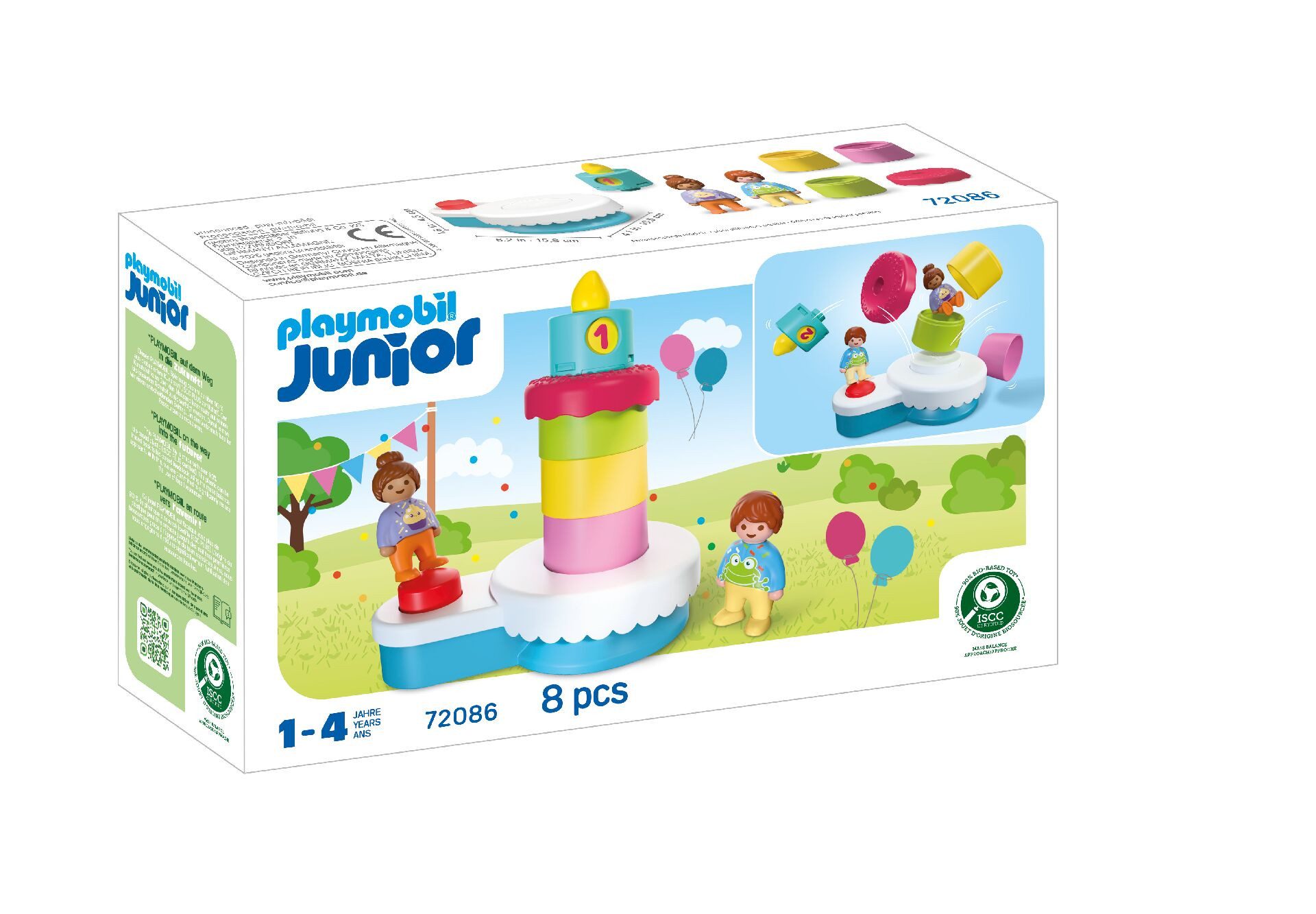 Playmobil® Geburtstagstorte (72086), JUNIOR Konstruktions-Spielset, Made in Europe