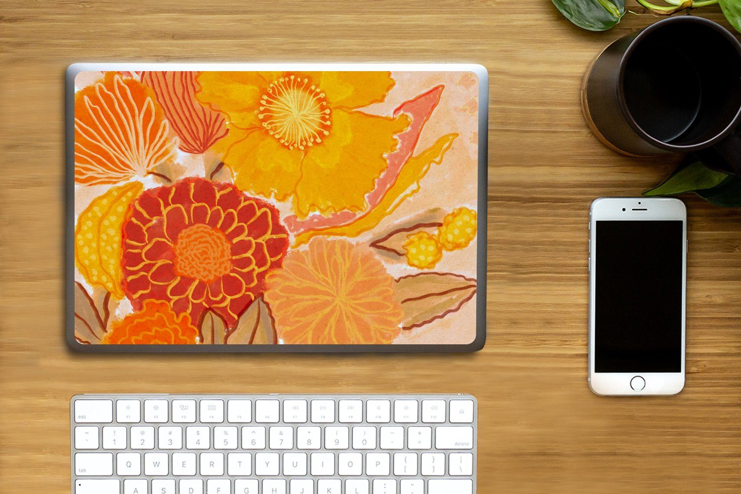 MuchoWow Wandsticker (1 St), Laptop Folien Cover, Aufkleber, Sticker, Schut günstig online kaufen