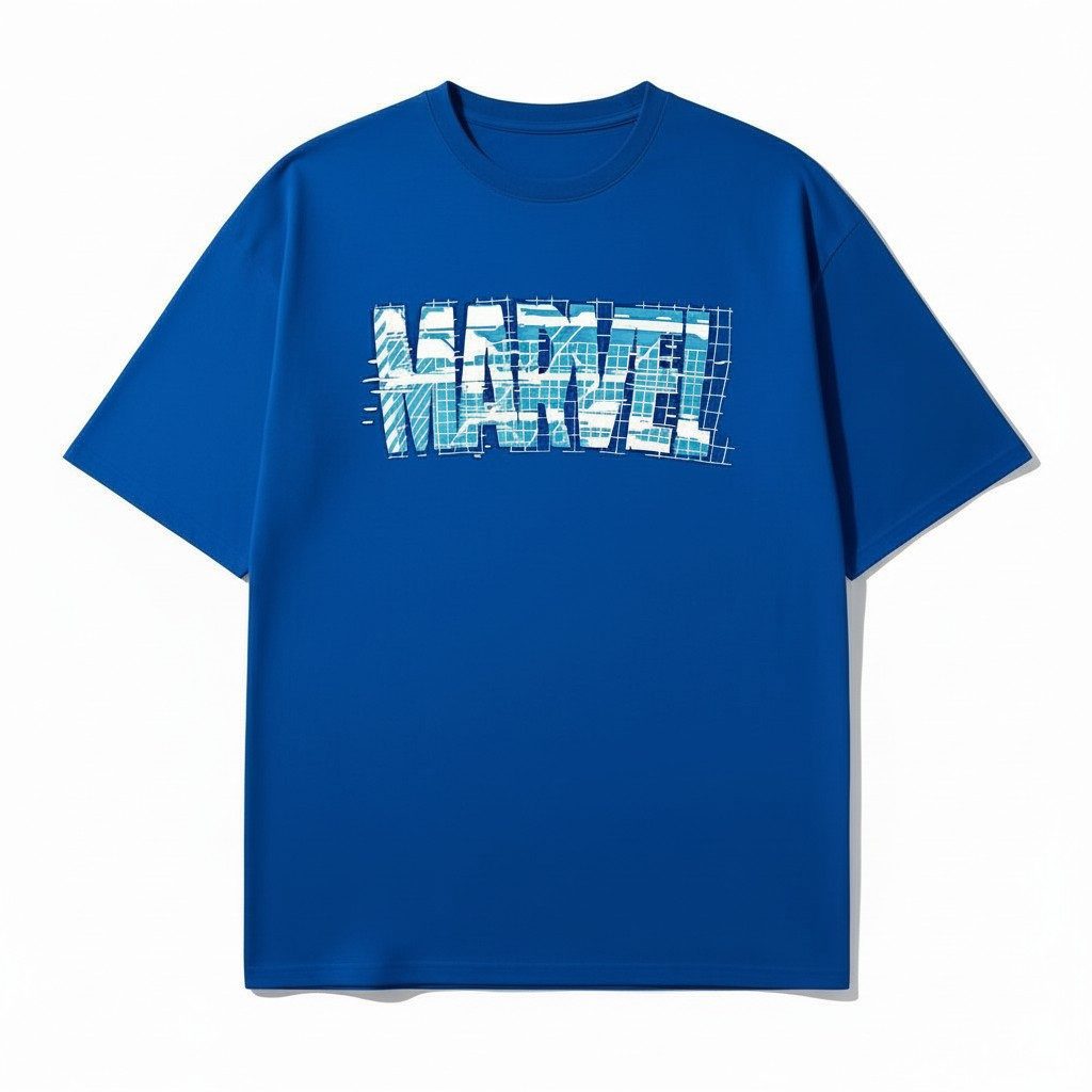 MARVEL T-Shirt Oversized Jersey Kurzarmshirt aus Baumwolle Gr. S - XXL