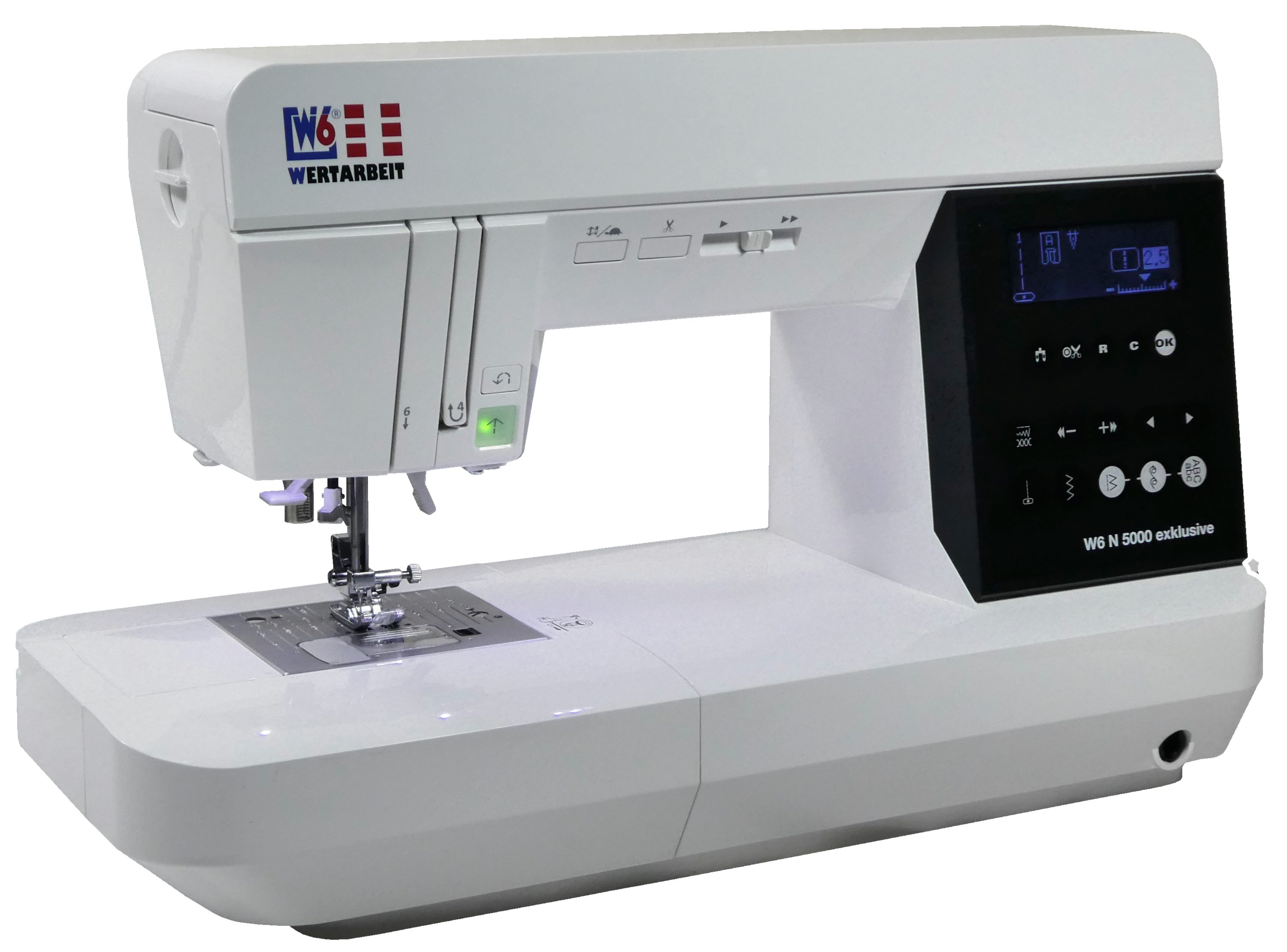 W6 WERTARBEIT Computer-Nähmaschine W6 N 5000 Exklusive, 210 Programme, mit viel Zubehör