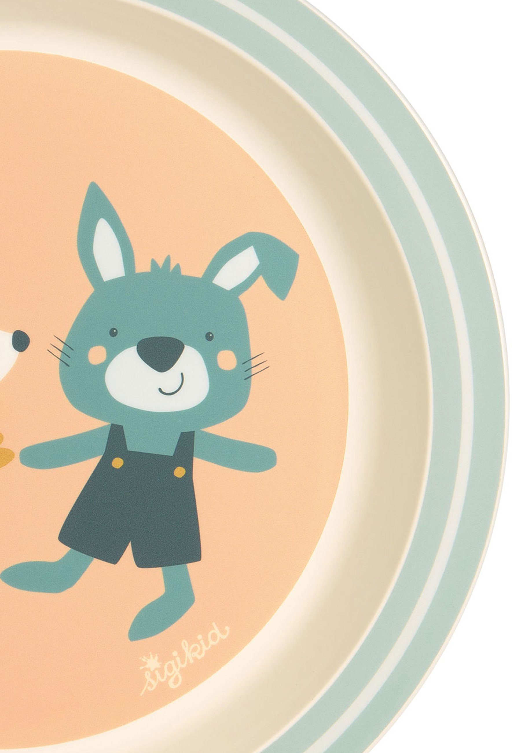 Sigikid Teller Teller Hase & Maus rPET "4 Freunde", (1 St)